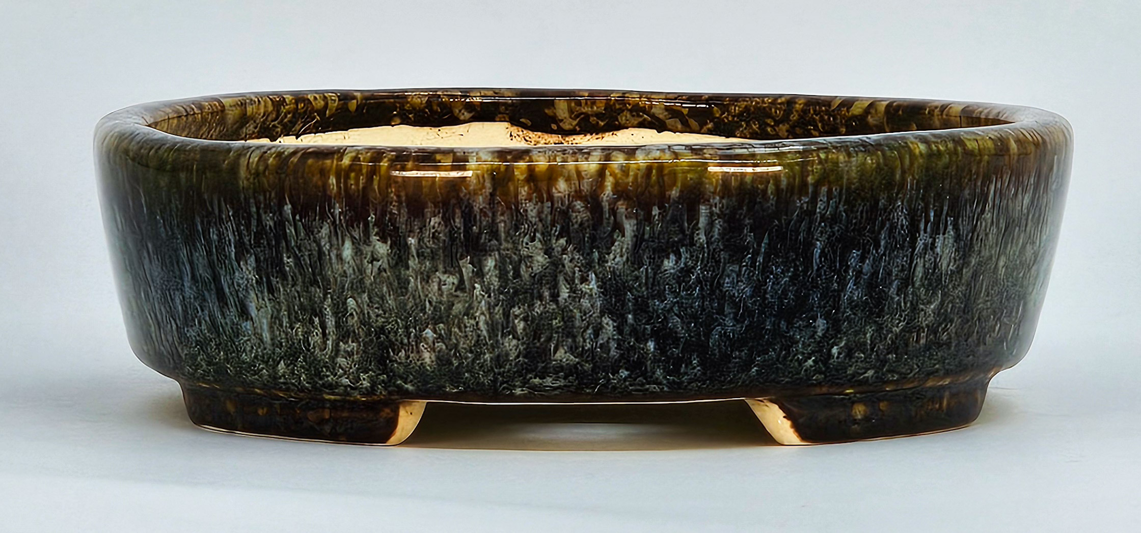 Bonsaischale Koyo Tokoname 17x14x4,3cm    