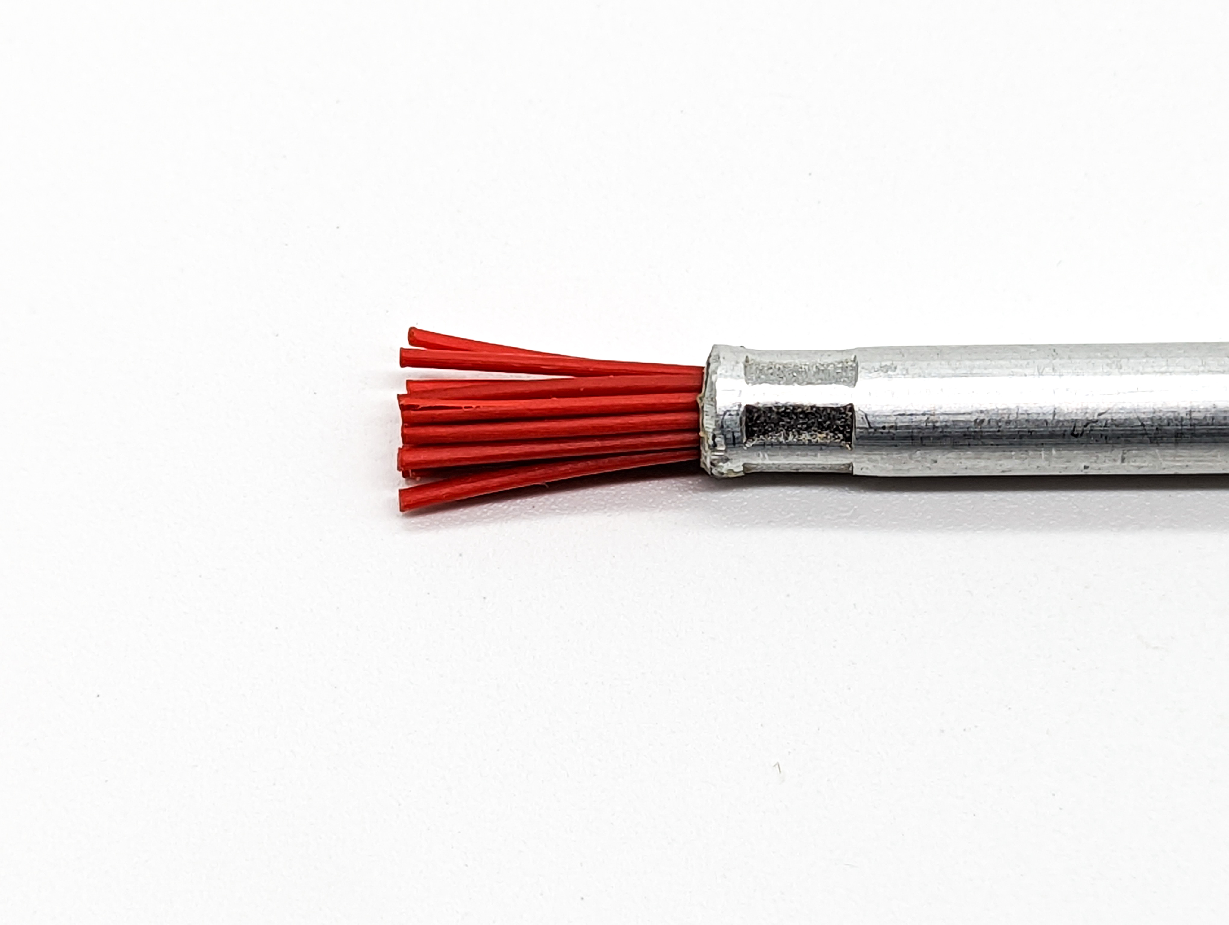 Bürste beidseitig mit Nylon und Messing Borsten 180 mm 