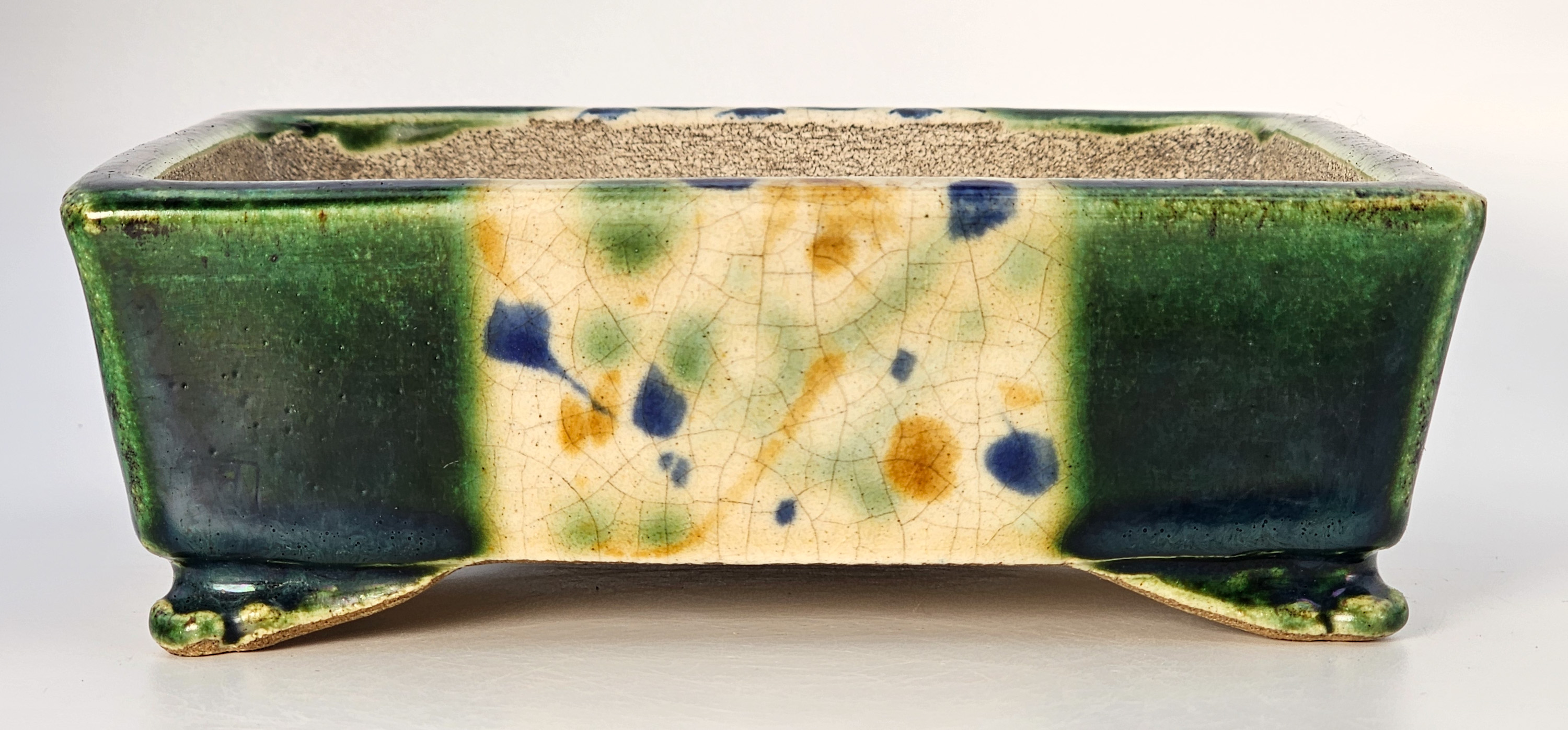 Bonsaischale Terahata Satomi Japan 15,7x13x5,5cm