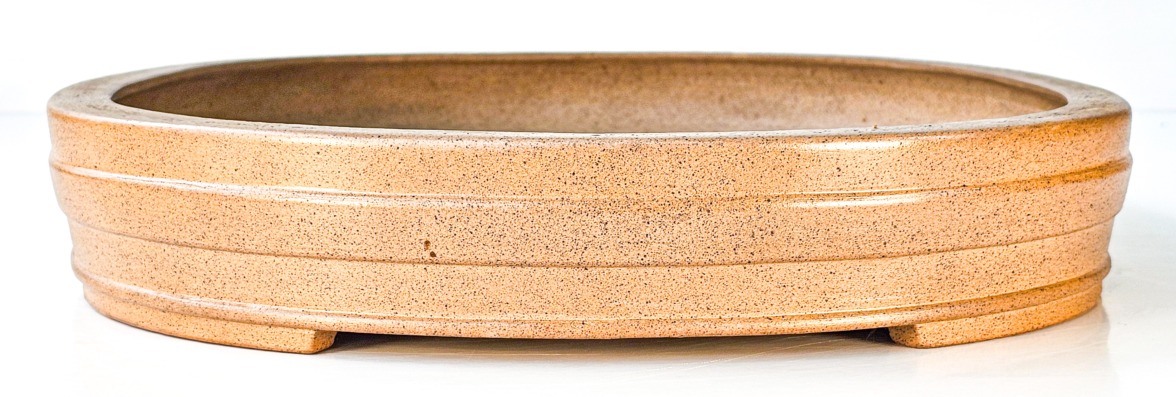 Bonsaischale Keizan Tokoname 51,5x39,5x6,5 cm