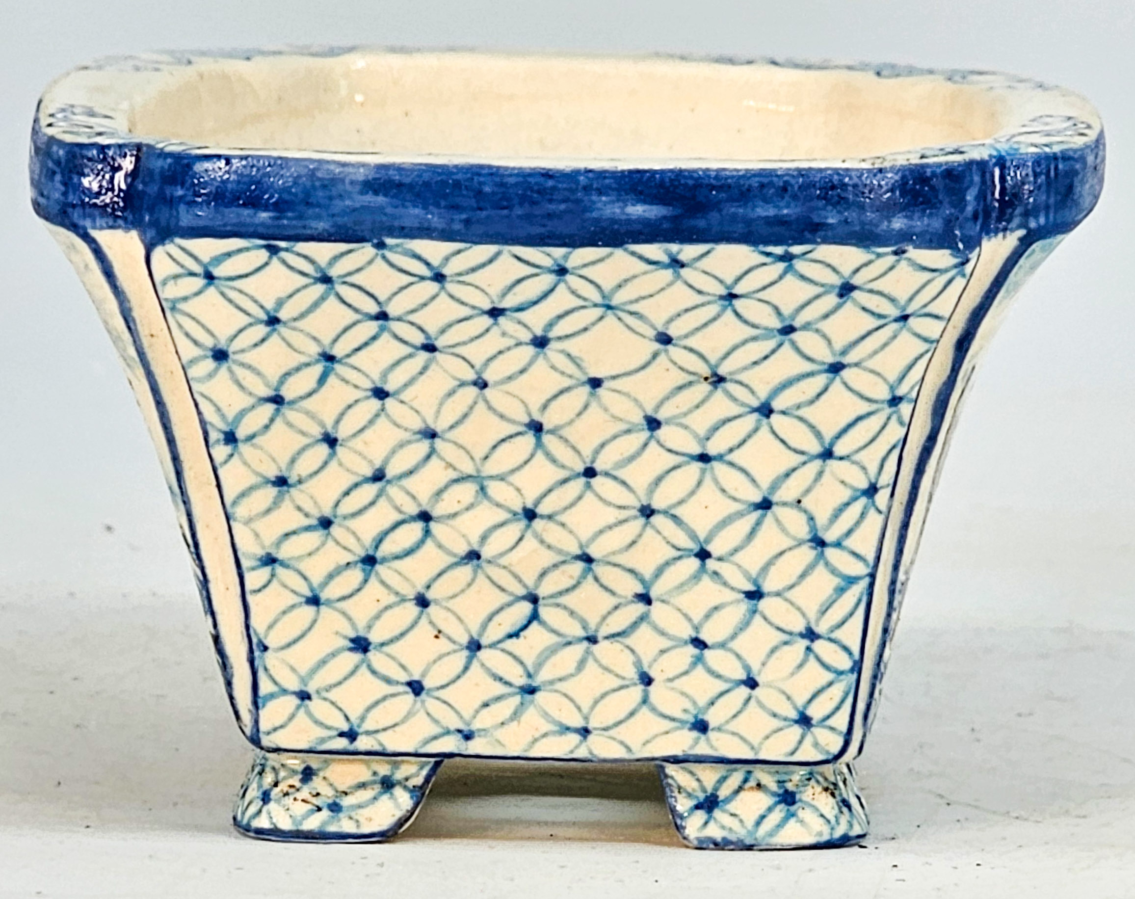 Bonsaischale Japan Syunsetu handbemalt 10x7,5x5cm