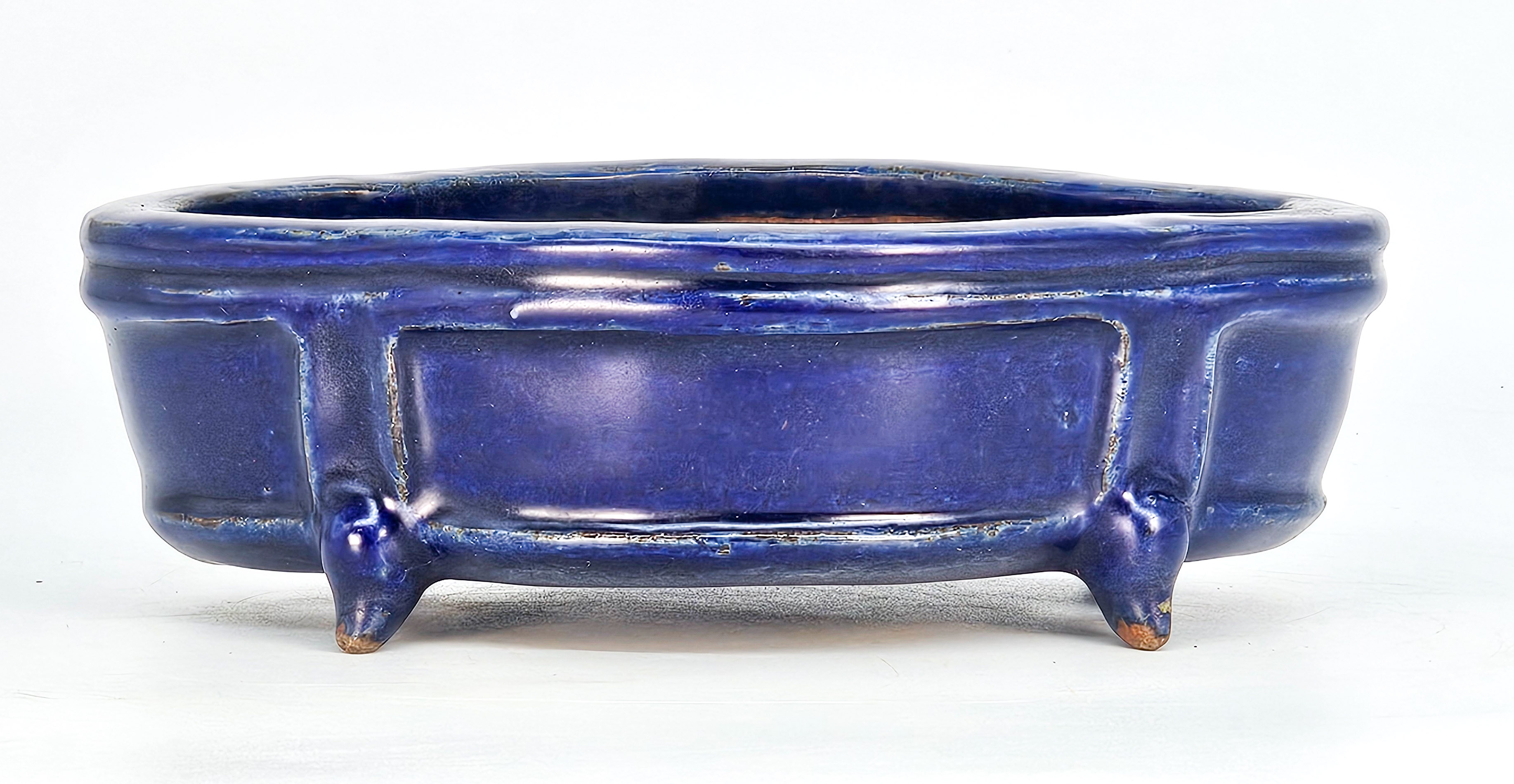 Bonsaischale China Guangdong-Stil 16,7x12,5x5,4cm