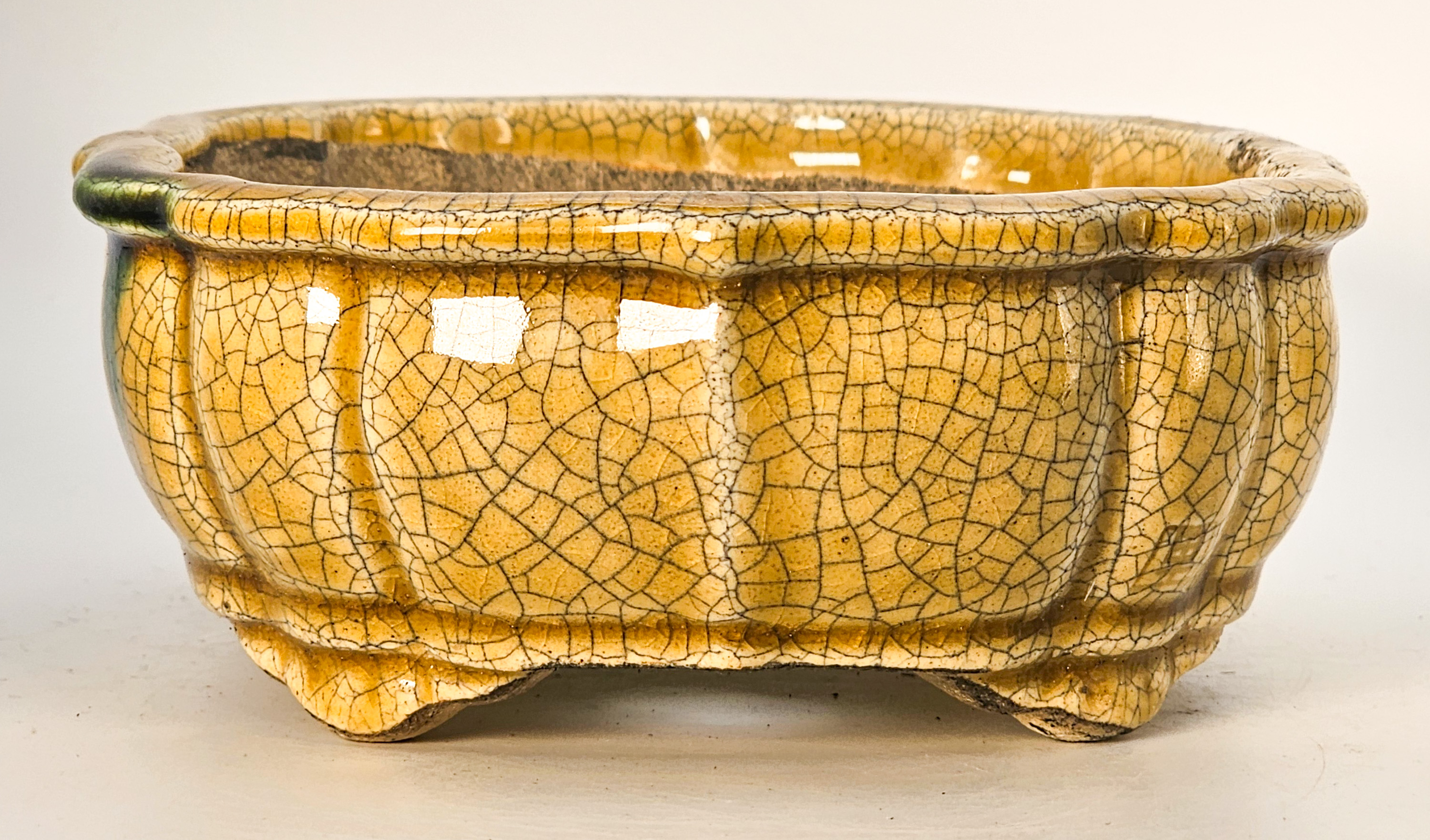 Bonsaischale Terahata Satomi Japan 17,5x14,5x5,7cm
