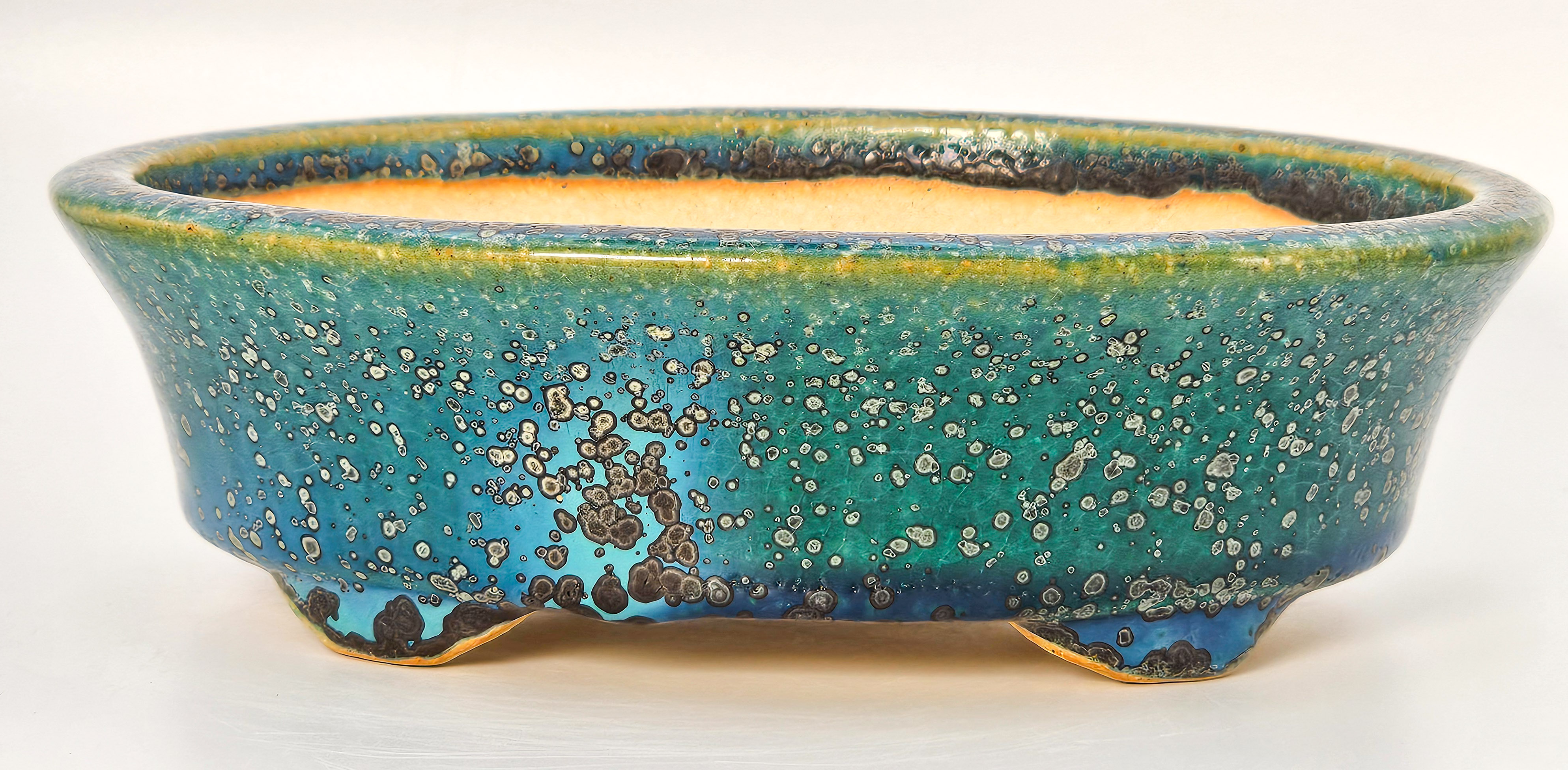 Bonsaischale Koyo, Sonderedition Expo 2025, Tokoname Japan 17,5x14x5cm