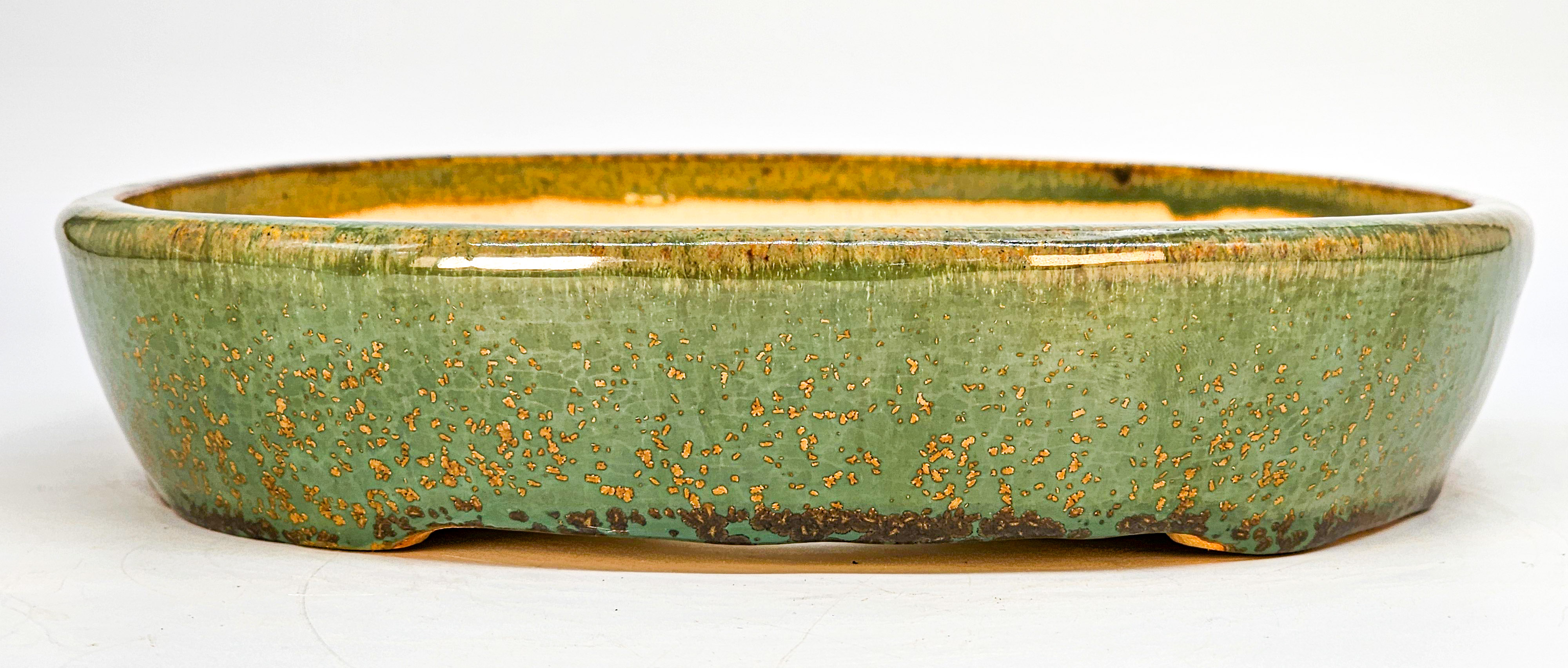 Bonsaischale Sabine BESNARD céramique 34x26,5x5cm 