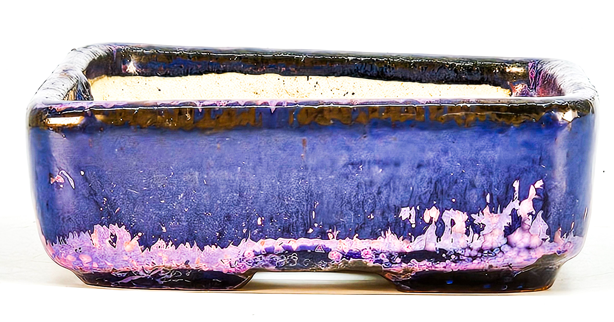 Bonsaischale Sabine BESNARD céramique 16,6x12x4,3cm 