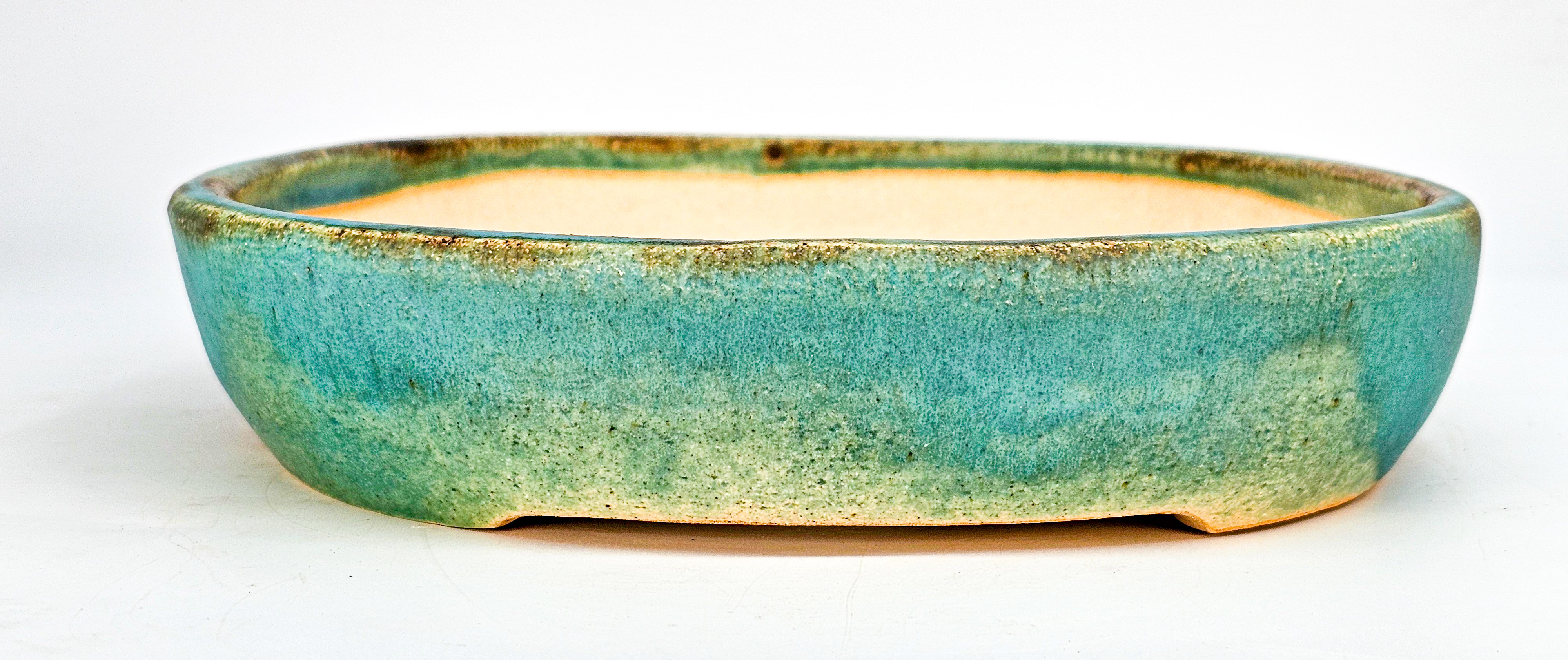 Bonsaischale Sabine BESNARD céramique 34x26,5x5,3cm 
