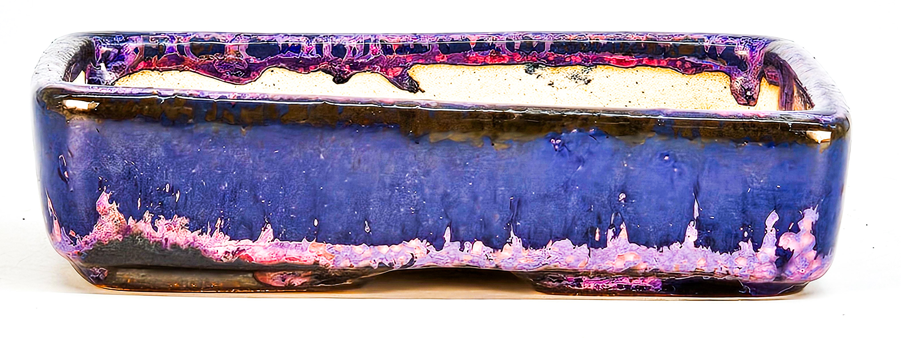 Bonsaischale Sabine BESNARD céramique 16,6x12x4,3cm 