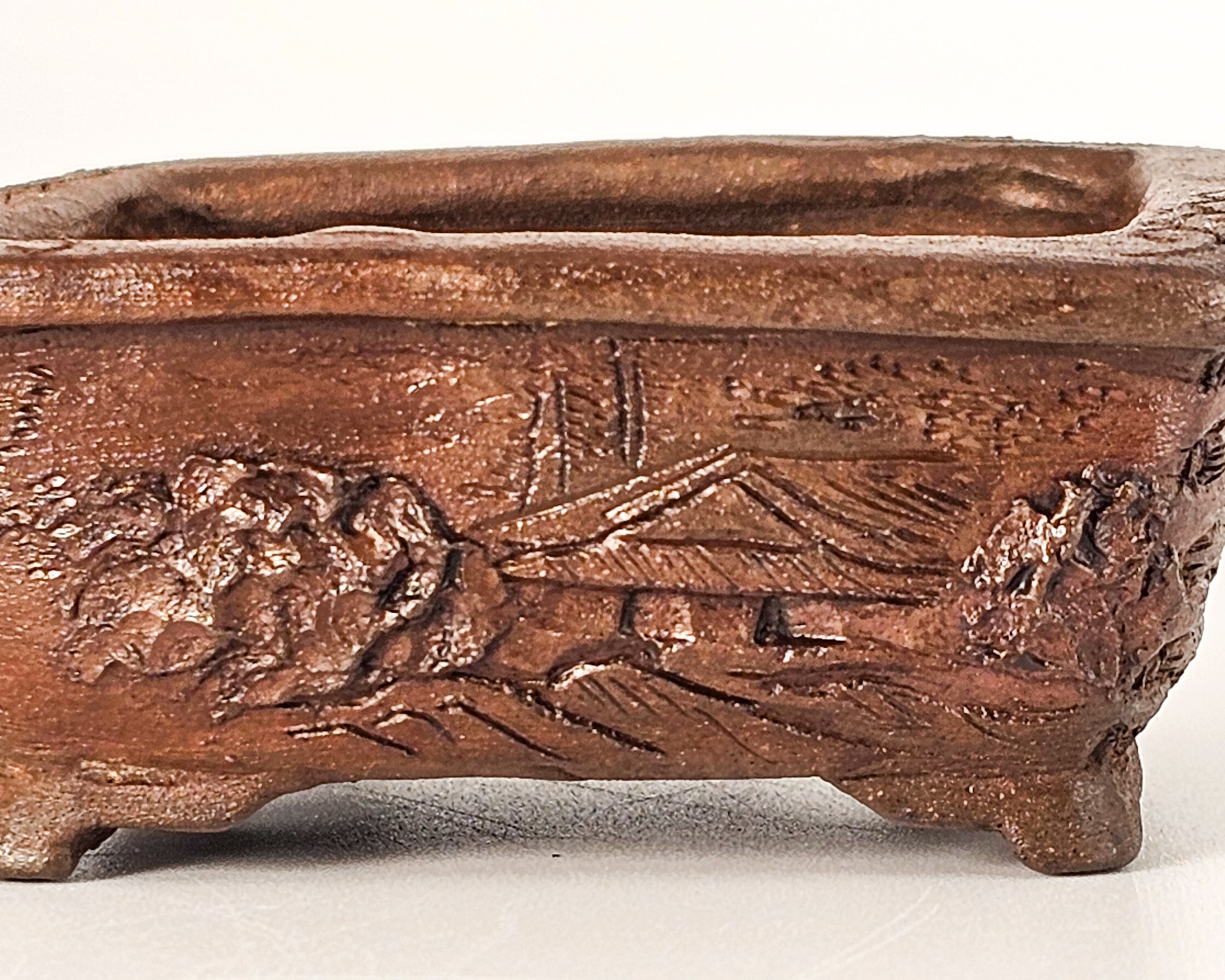 Bonsaischale Tani Ranzan Japan 6x5,4x2,5cm