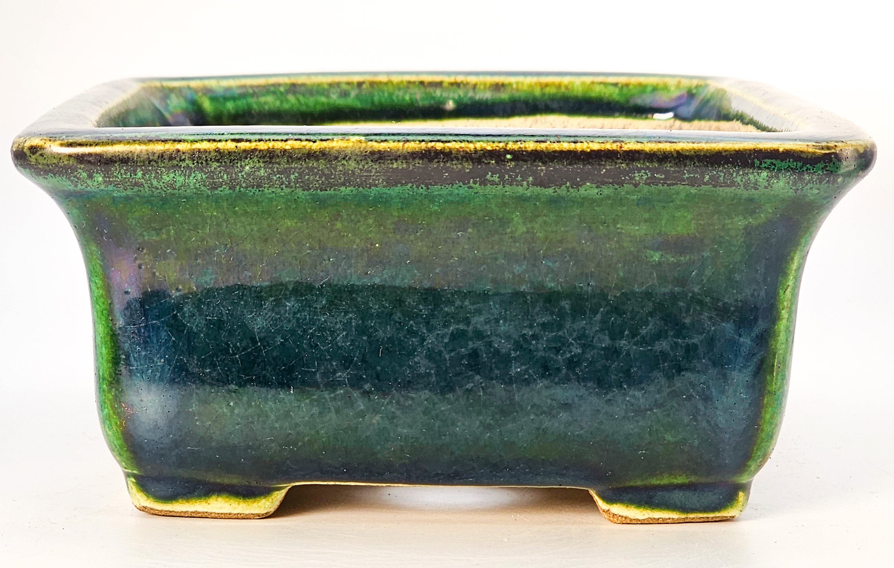 Bonsaischale Terahata Satomi Japan 16,5x14x6,5cm