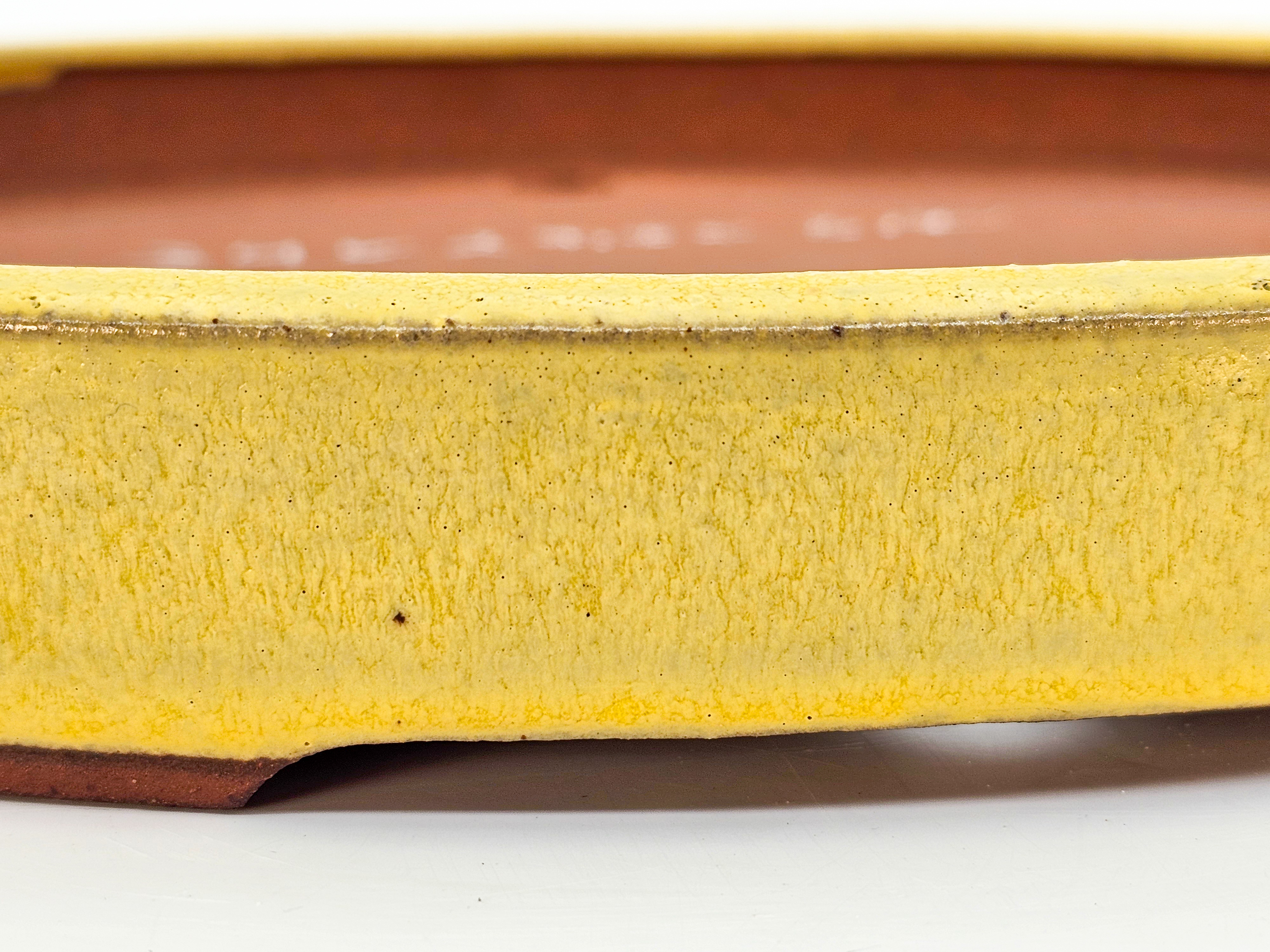 Bonsaischale Youzan Tokoname 34x27,5x3,7cm