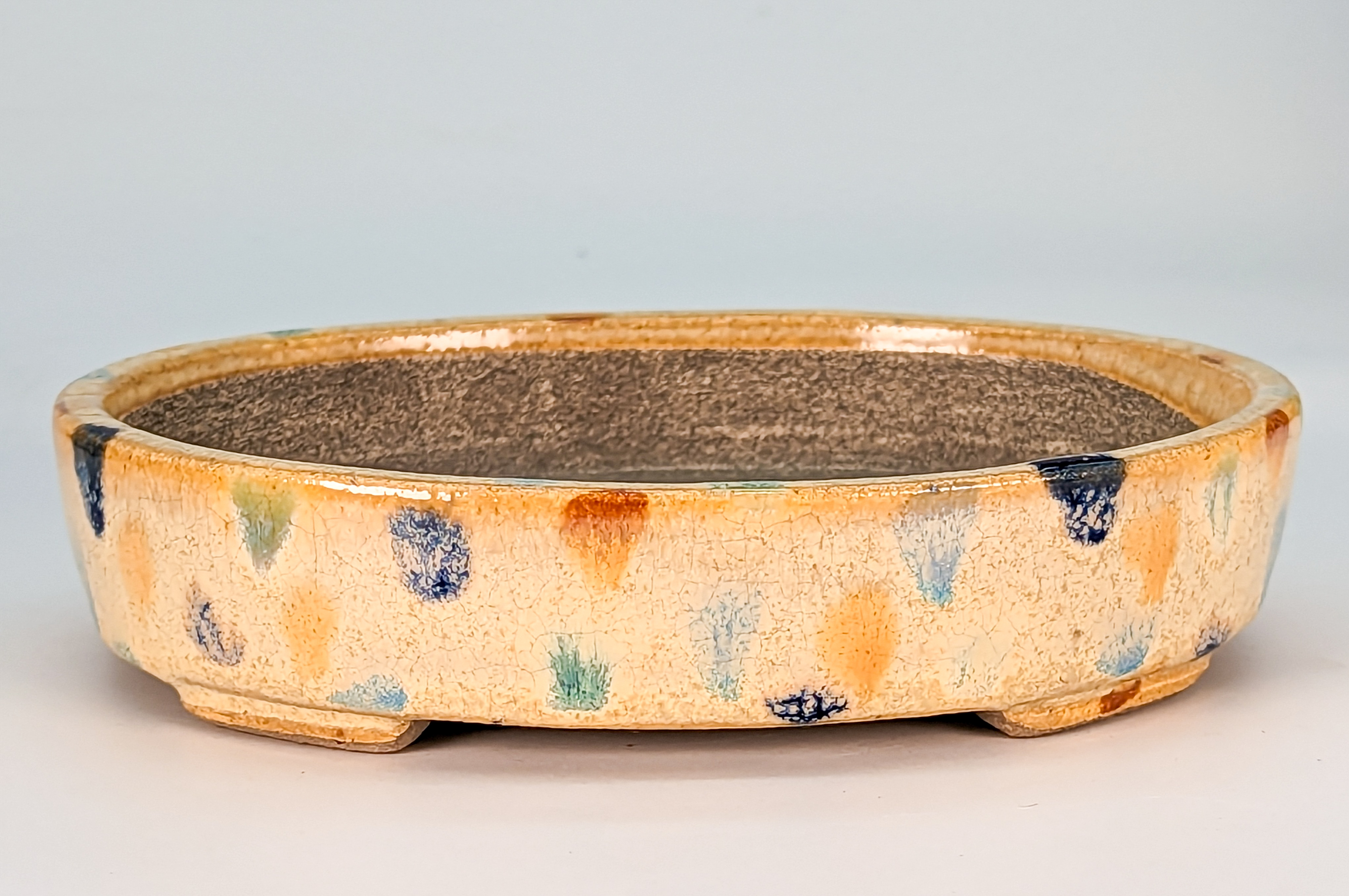 Bonsaischale Terahata Satomi 14,2x11,5x3,1 cm