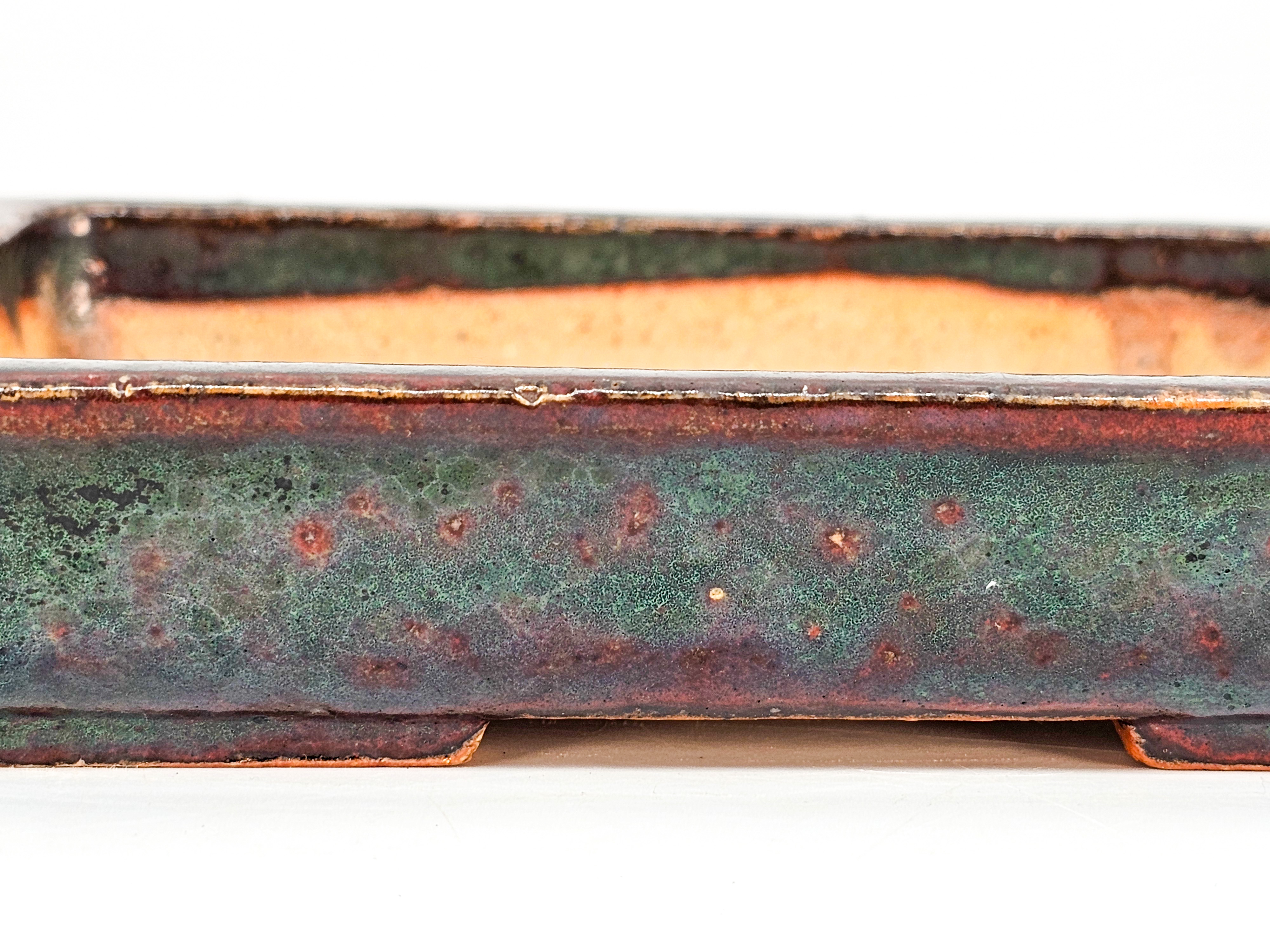 Bonsaischale Koyo Tokoname 18x14x3,5cm