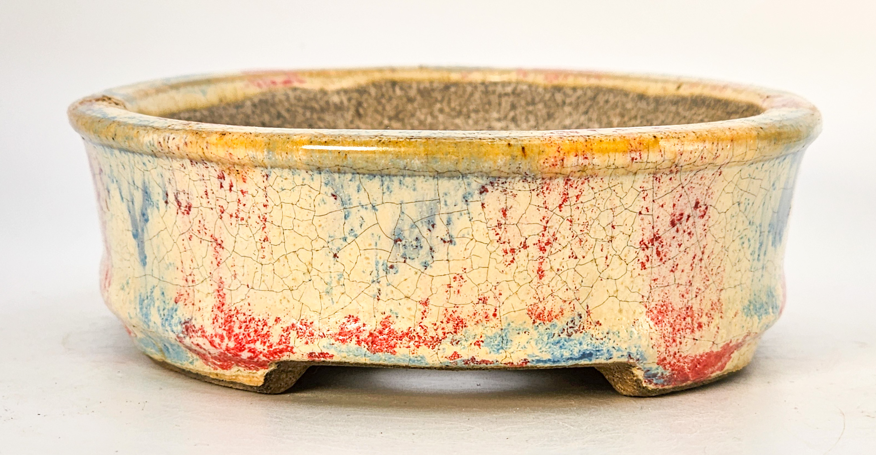 Bonsaischale Terahata Satomi Japan 13,5x10,8x3,5cm