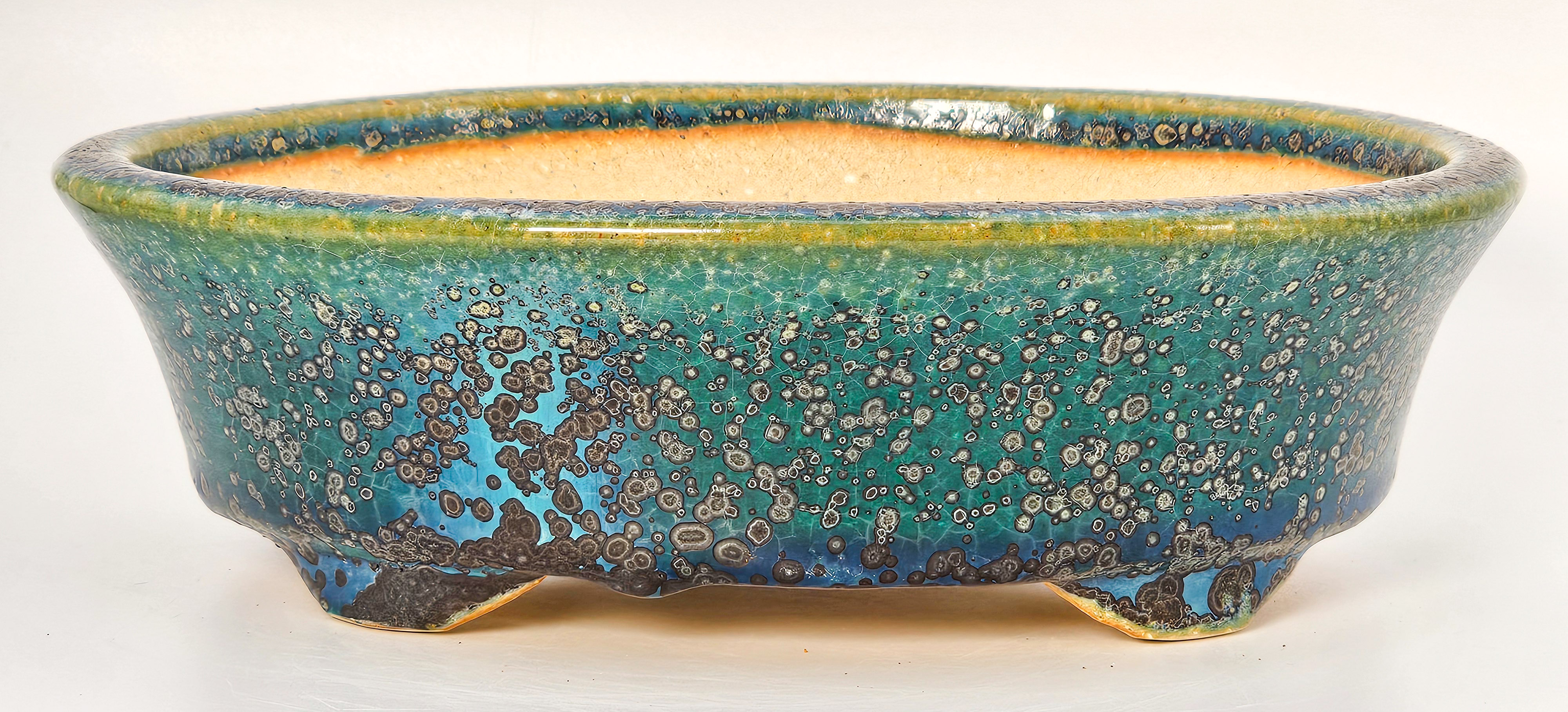 Bonsaischale Koyo, Sonderedition Expo 2025, Tokoname Japan 17,5x14x5cm
