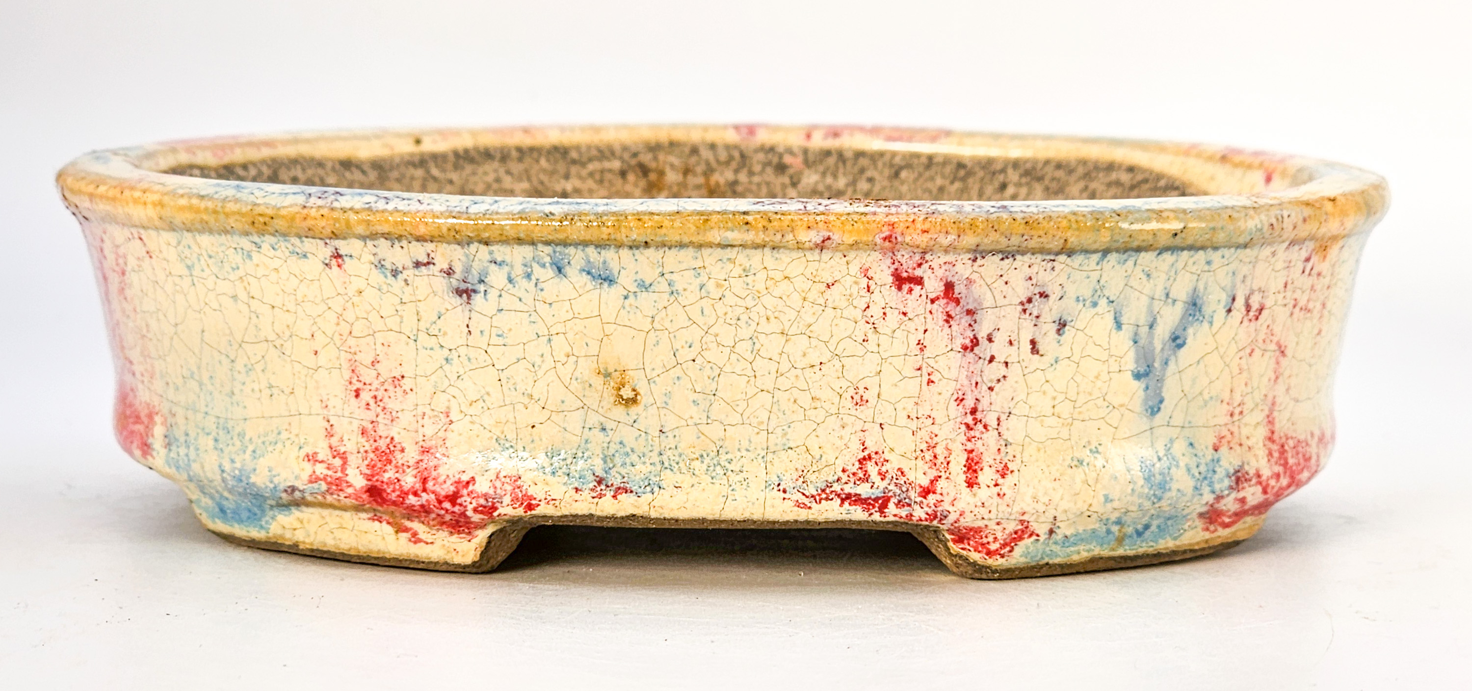 Bonsaischale Terahata Satomi Japan 13,5x10,8x3,5cm