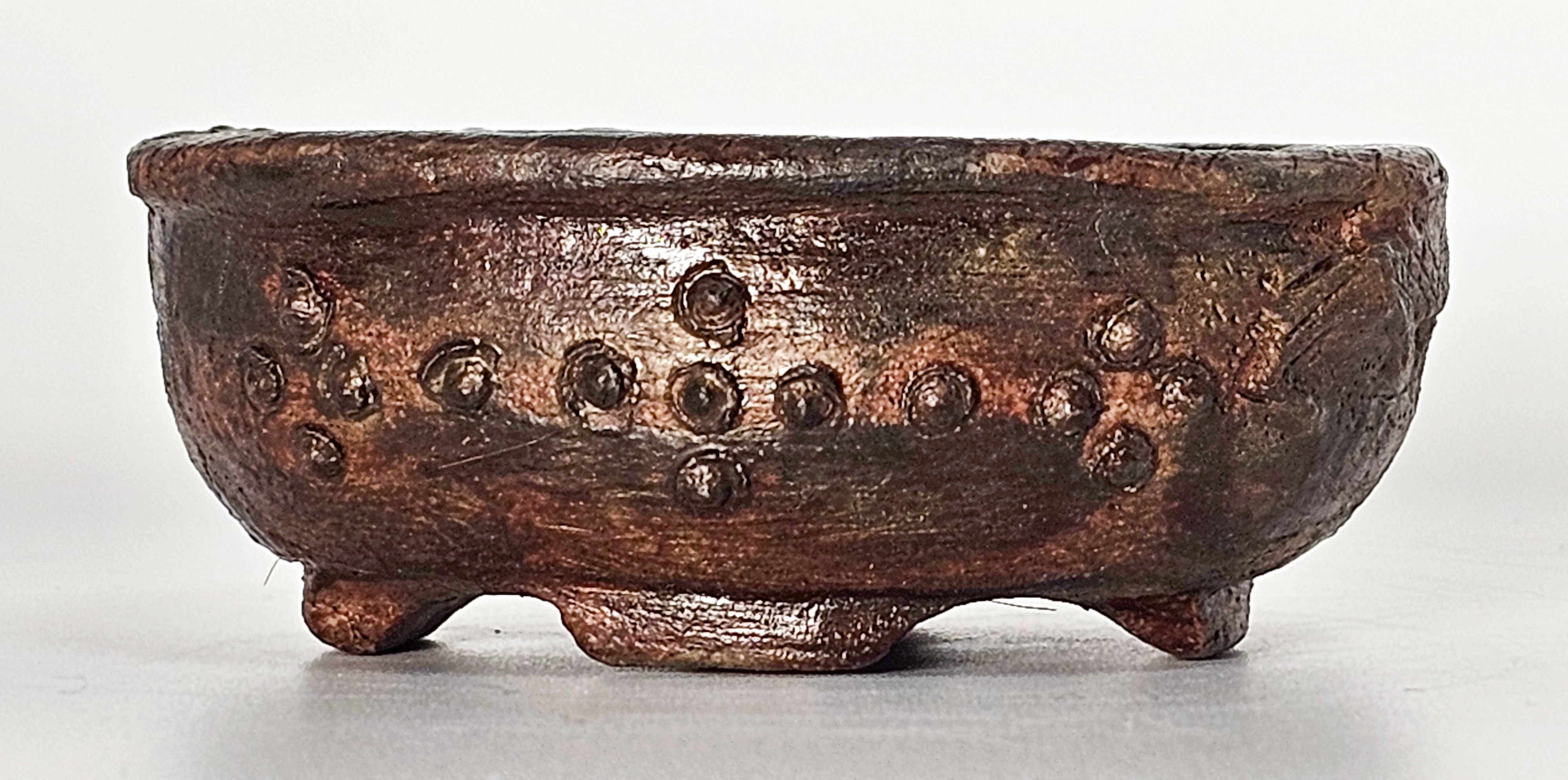 Bonsaischale Tani Ranzan Drachenschale Japan 7x5,4x2,8cm