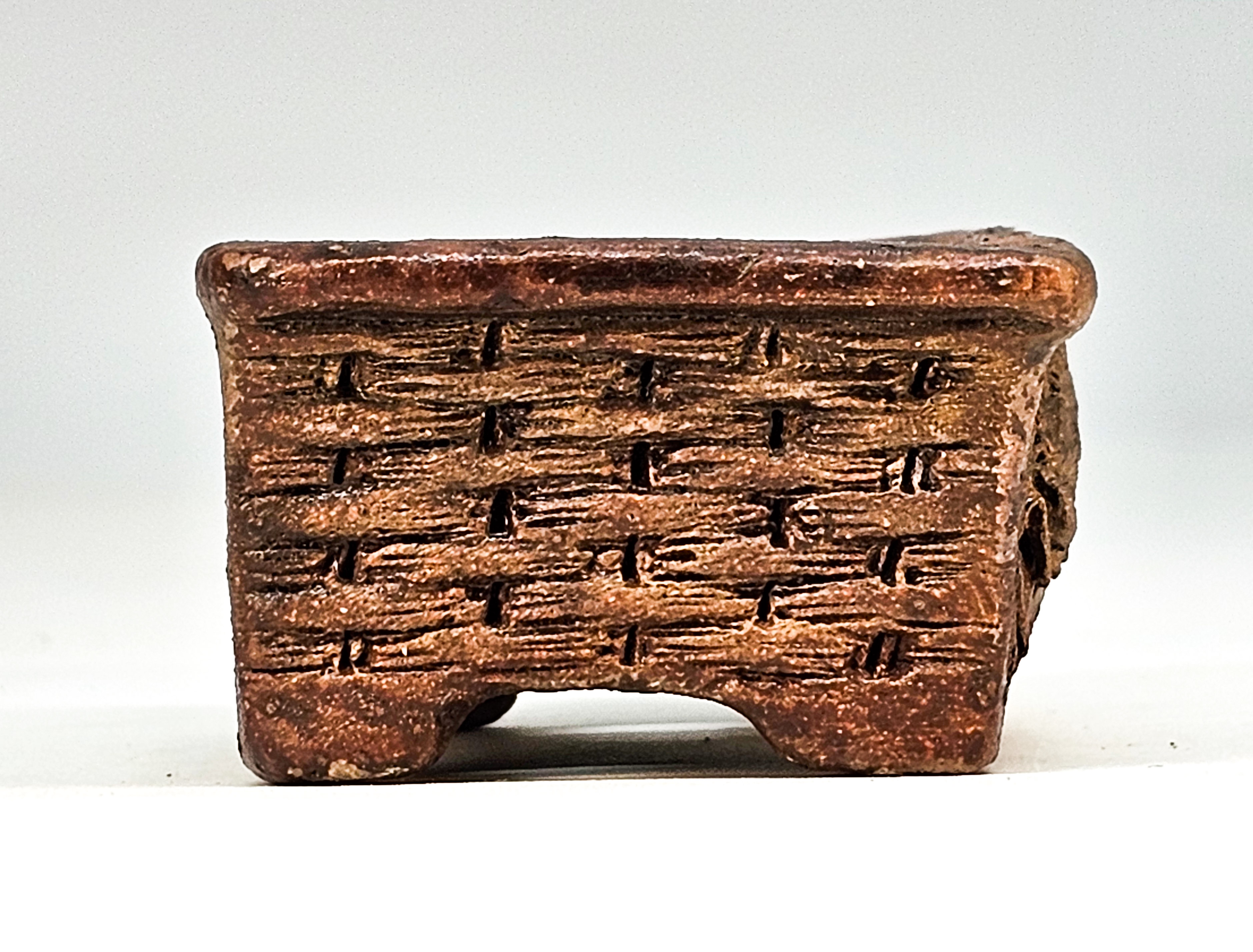 Bonsaischale Tani Ranzan Drachenschale Japan 5,3x4,2x2,5cm   