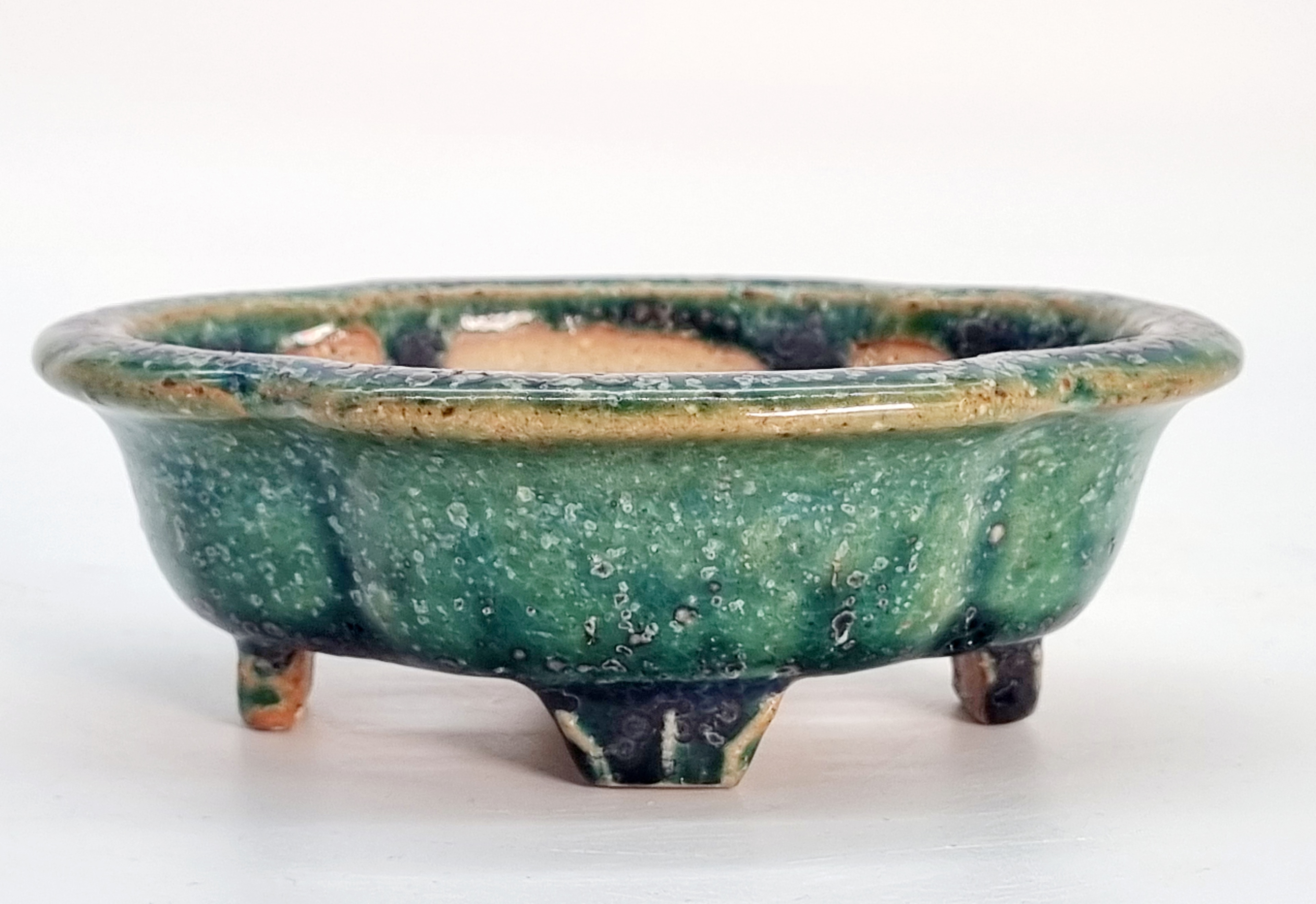 Bonsaischale Koyo Tokoname 11x9x3,5 cm