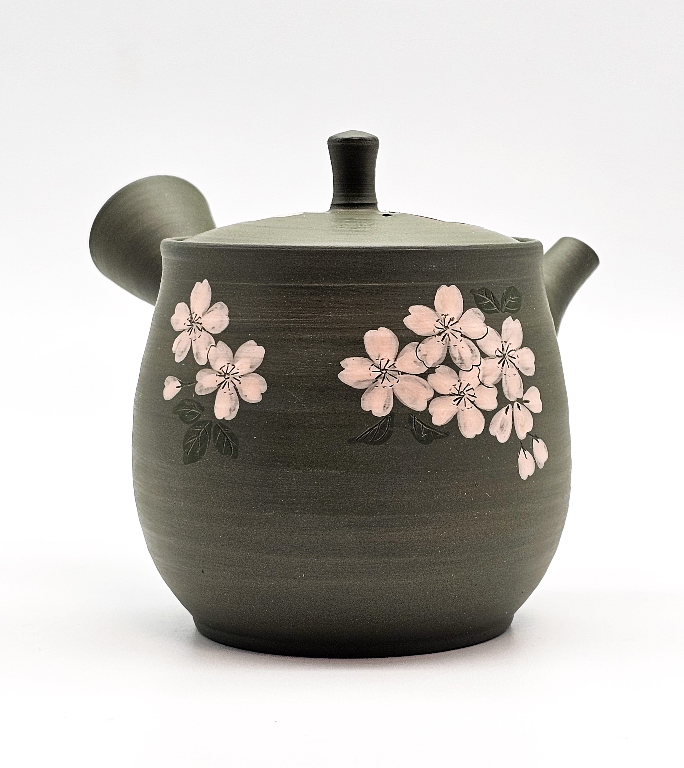 Japanische Teekanne, handgetöpfert   