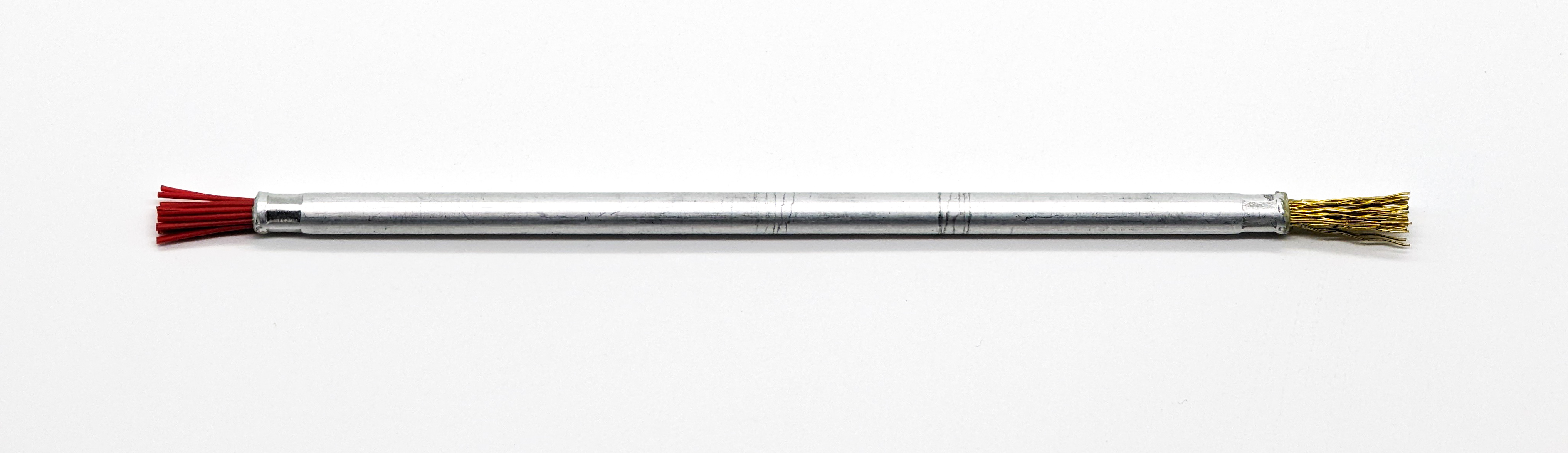 Bürste beidseitig mit Nylon und Messing Borsten 180 mm 