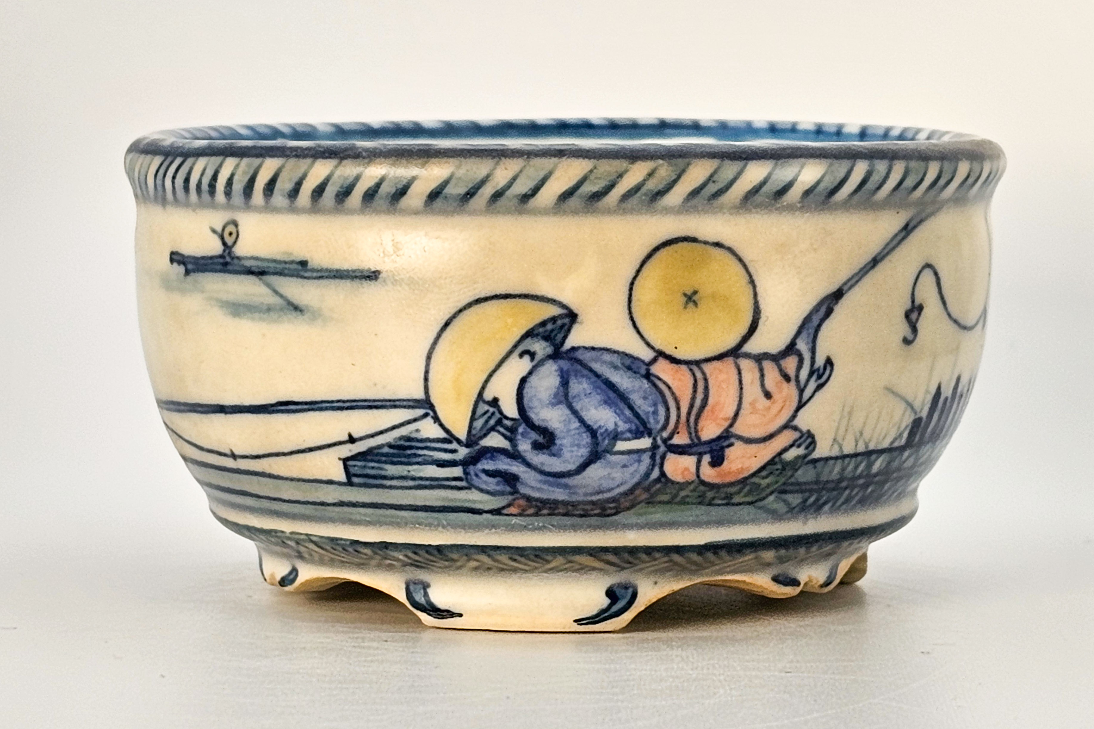 Bonsaischale Shoseki 1. Generation Japan 8,2x4,5cm