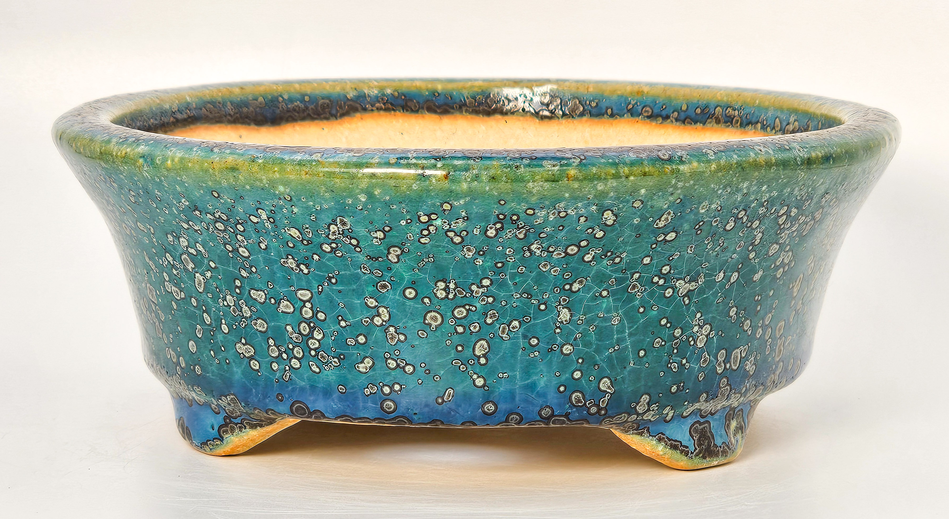 Bonsaischale Koyo, Sonderedition Expo 2025, Tokoname Japan 17,5x14x5cm