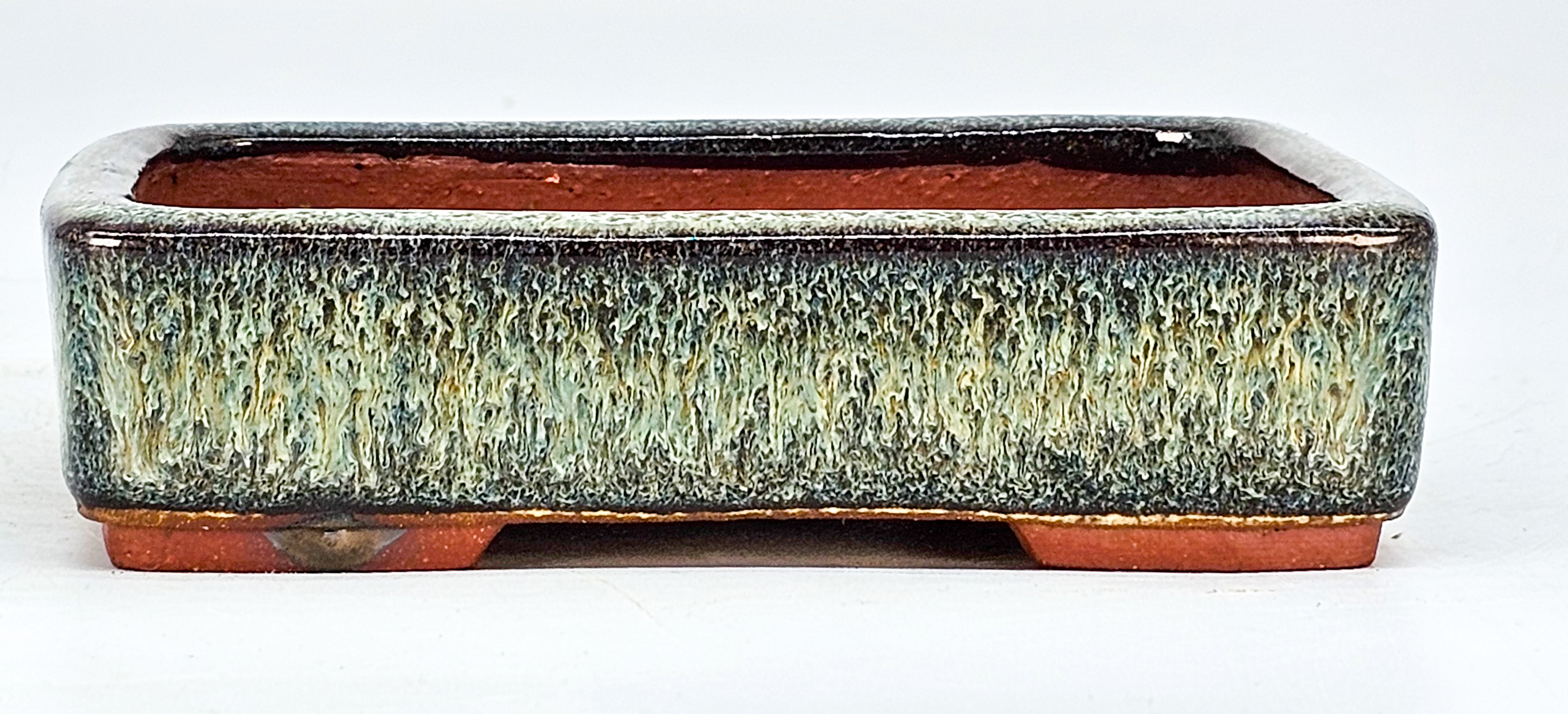 Bonsaischale Yozan Tokoname 13,3x10,2x3,5cm