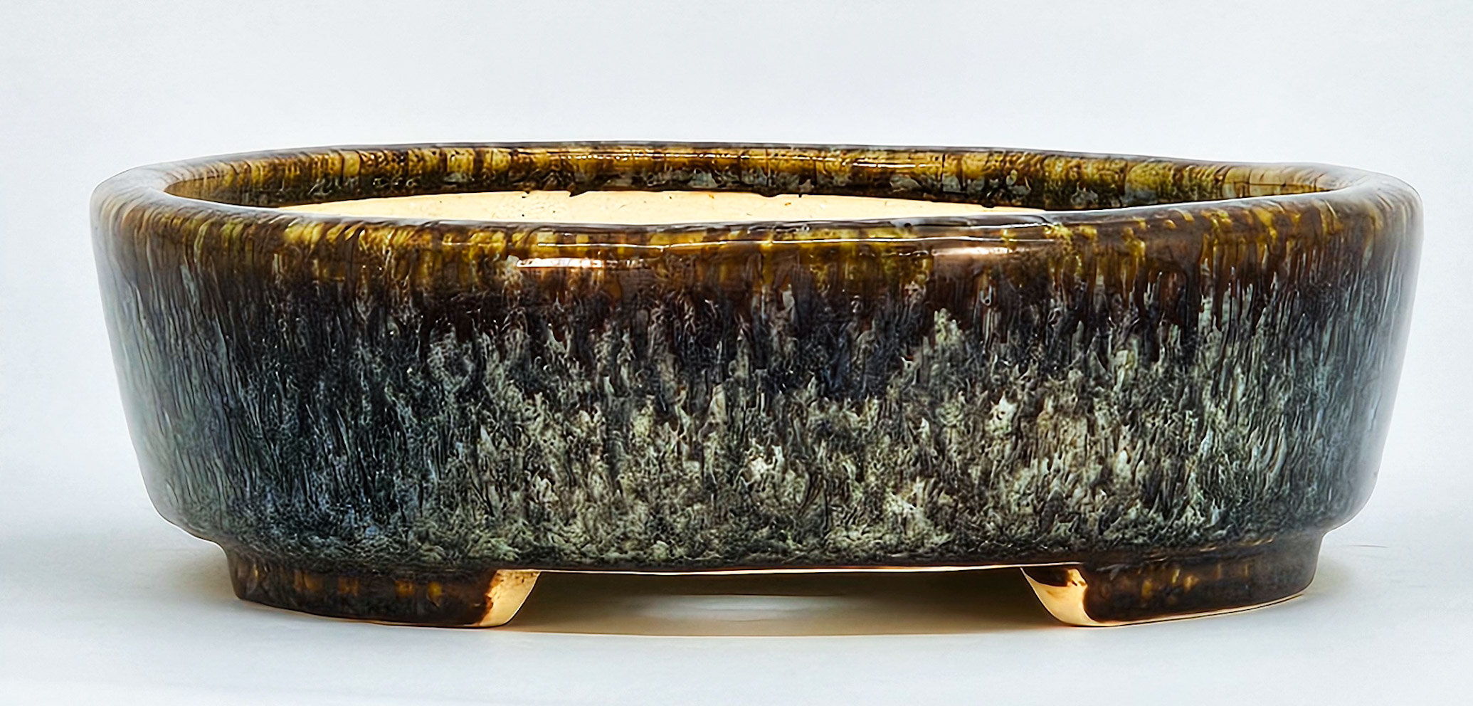 Bonsaischale Koyo Tokoname 17x14x4,3cm    