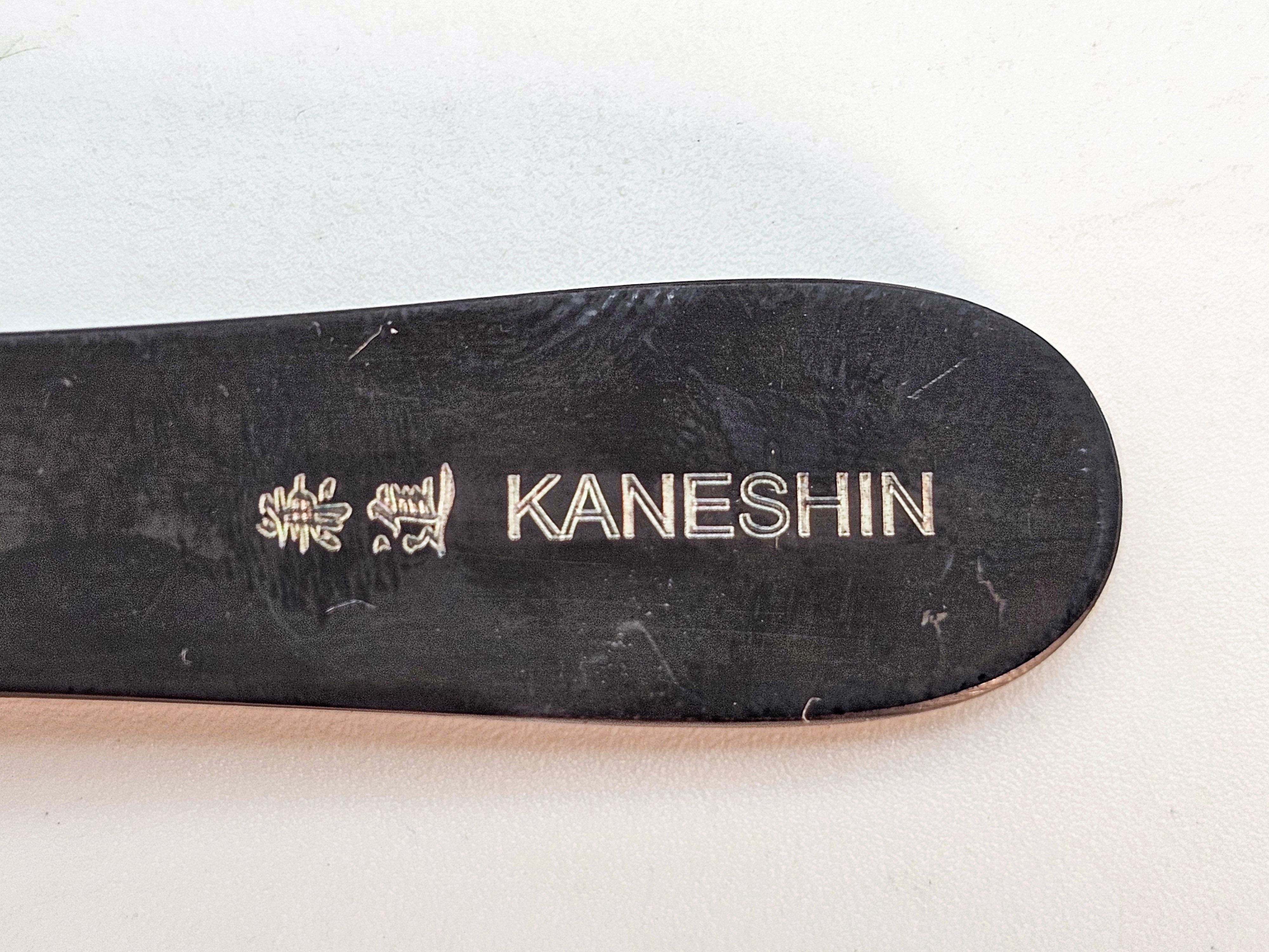 Kaneshin Bonsai Chirurgenpinzette Nr. 64K – 180 mm, schwarzer Oxid-Edelstahl