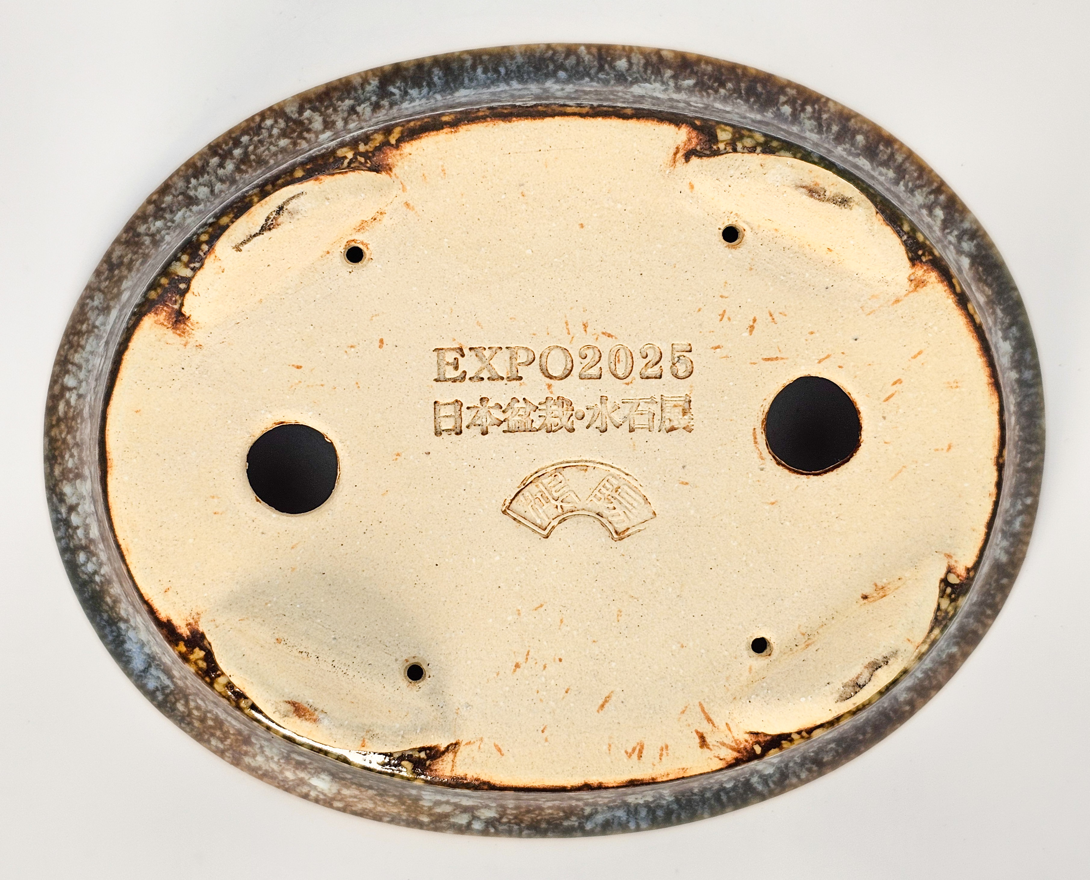 Bonsaischale Koyo, Sonderedition Expo 2025, Tokoname Japan 17,5x14x5cm