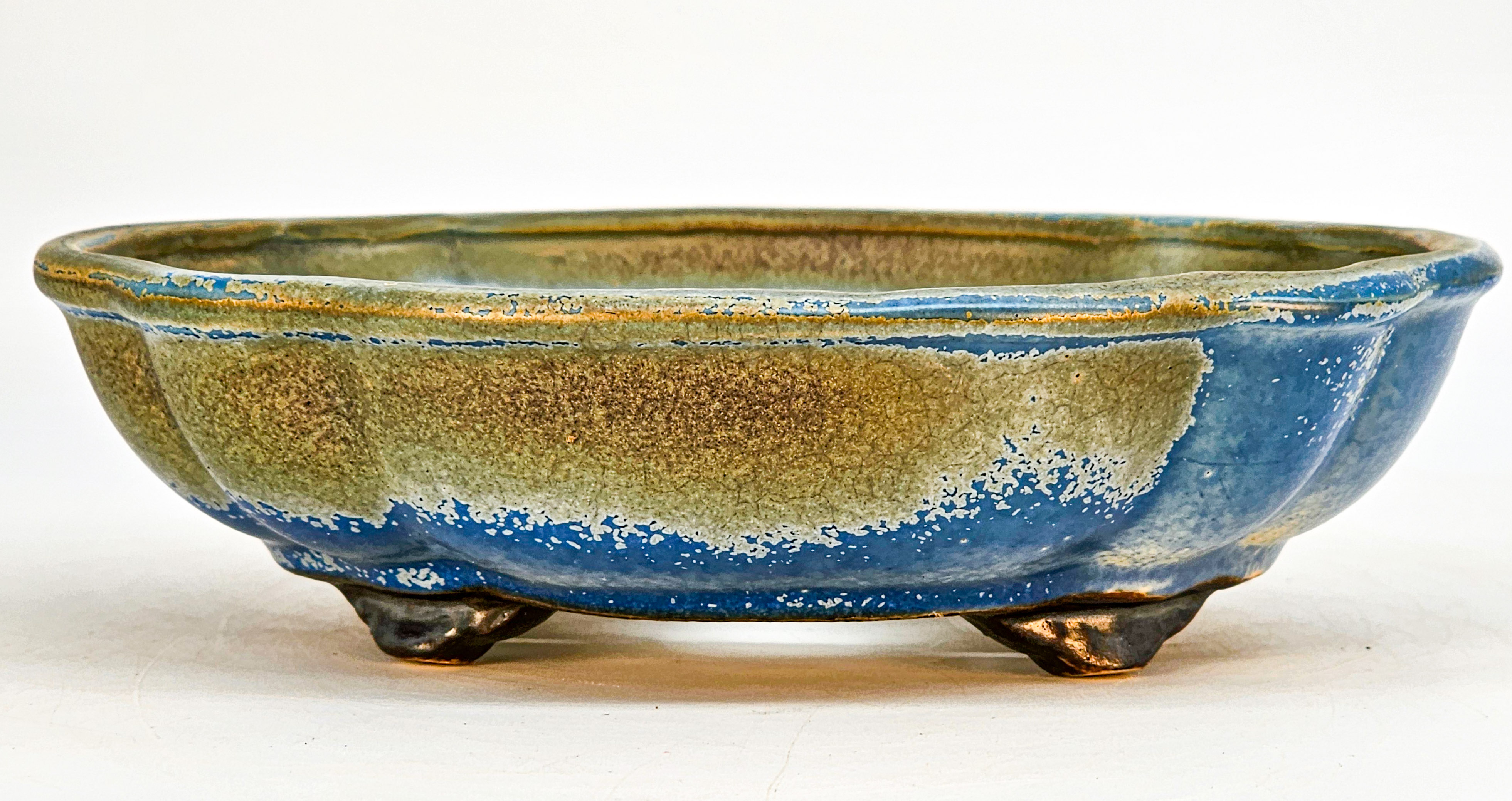 Bonsaischale Sabine BESNARD céramique 18,5x15,5x5cm 
