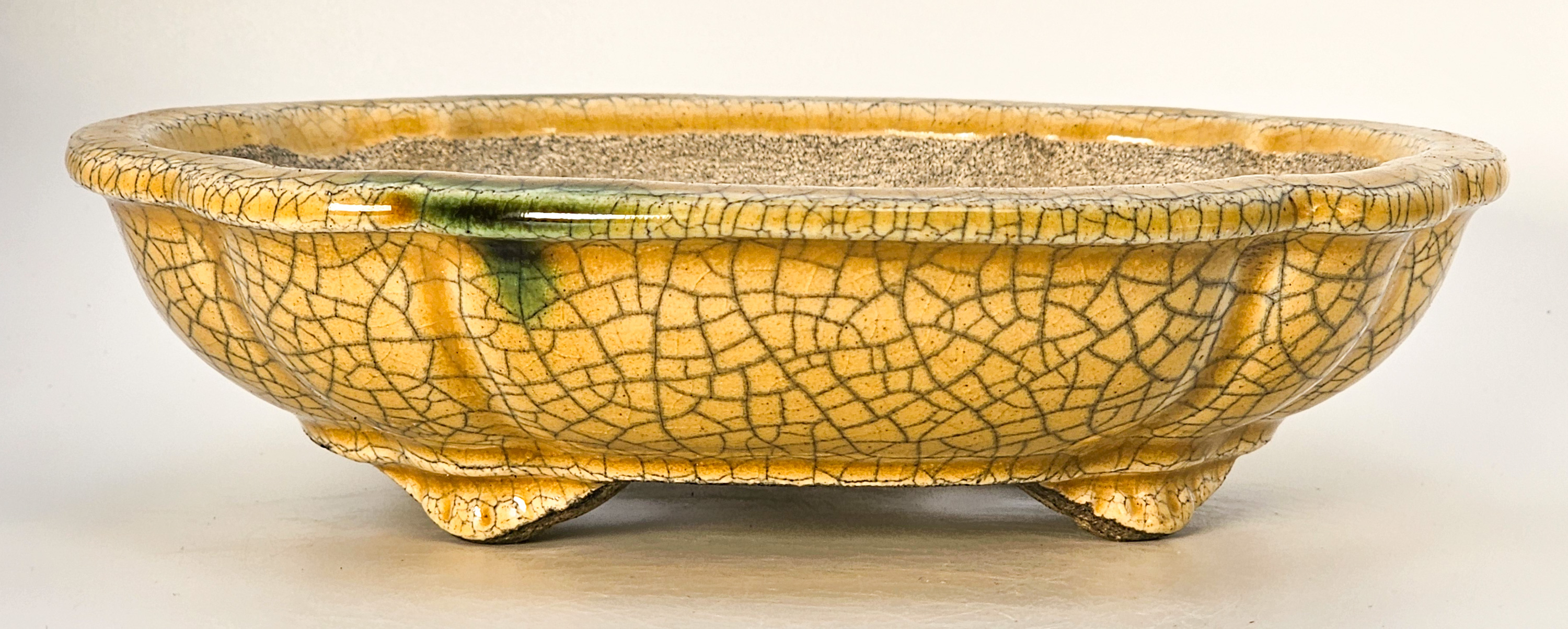 Bonsaischale Terahata Satomi Japan 18x15x4,7cm