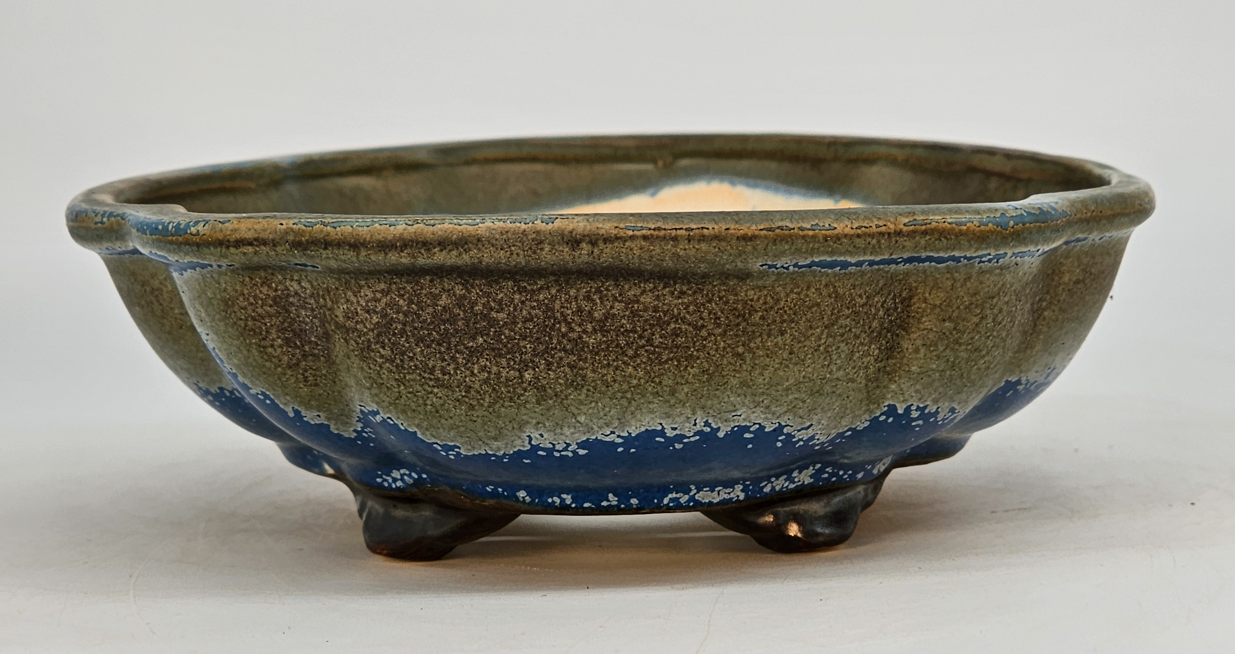 Bonsaischale Sabine BESNARD céramique 18,5x15,5x5cm 