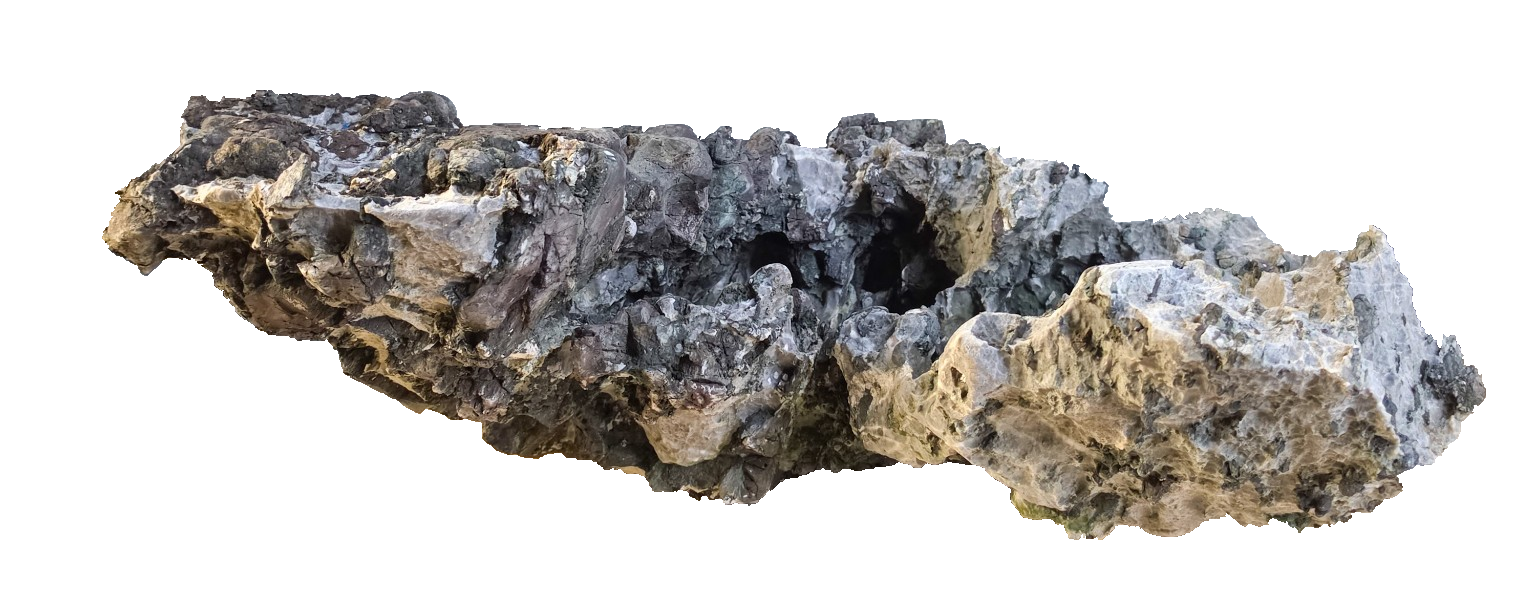 Ibigawa Felsen für Bonsai | Naturstein aus Japan 66x45x22cm