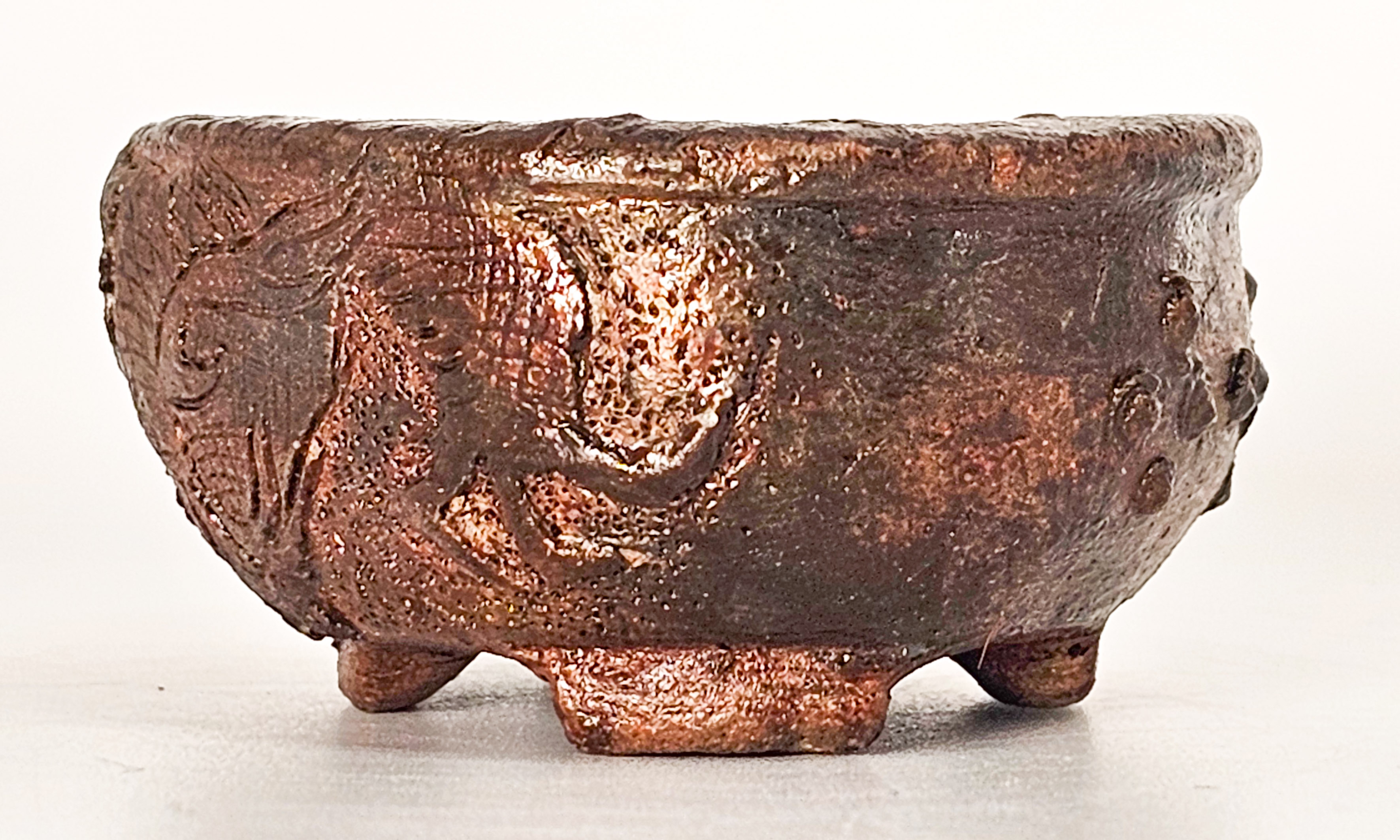 Bonsaischale Tani Ranzan Drachenschale Japan 7x5,4x2,8cm