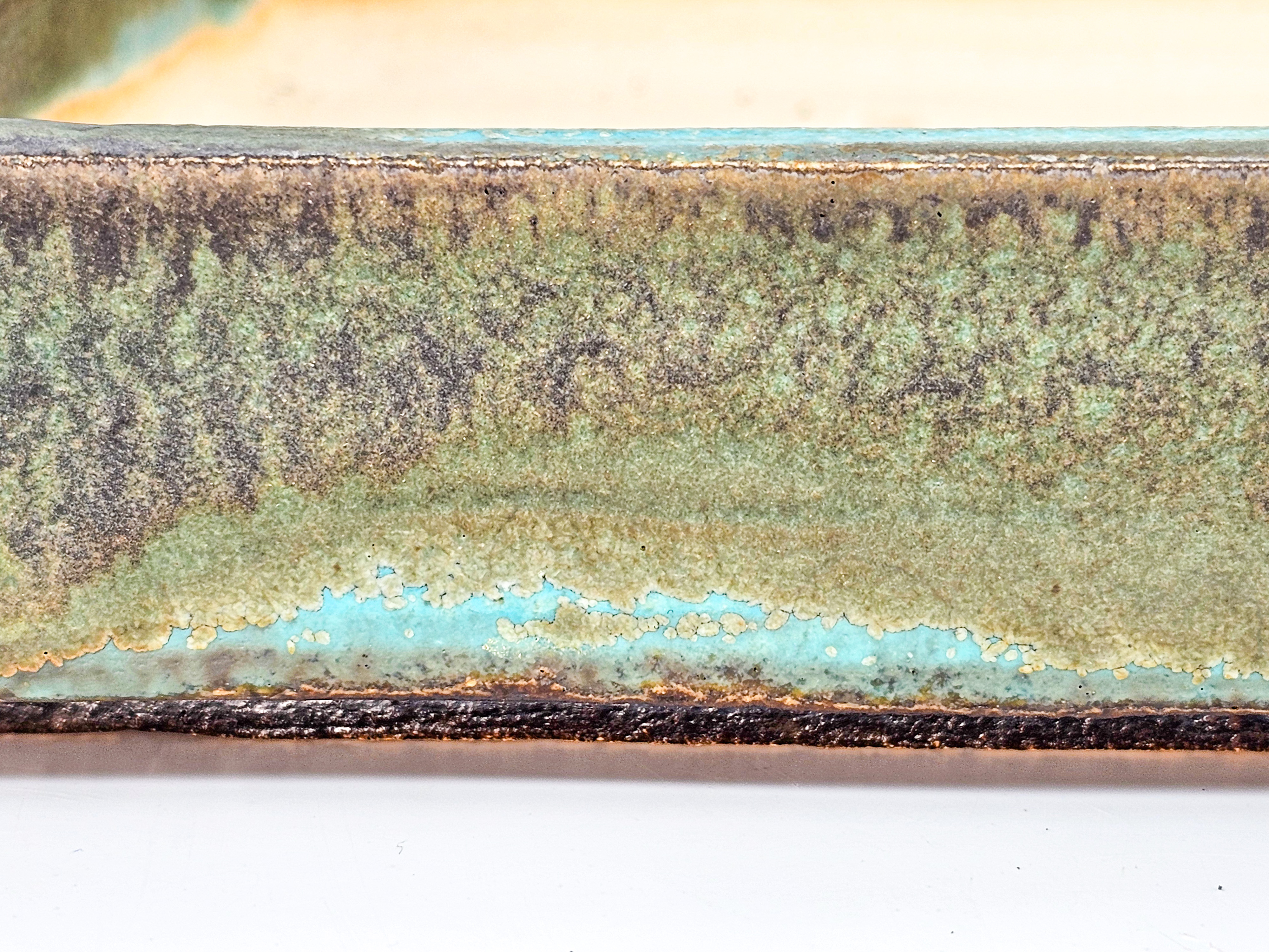 Bonsaischale Sabine BESNARD céramique 47x16,5x4cm