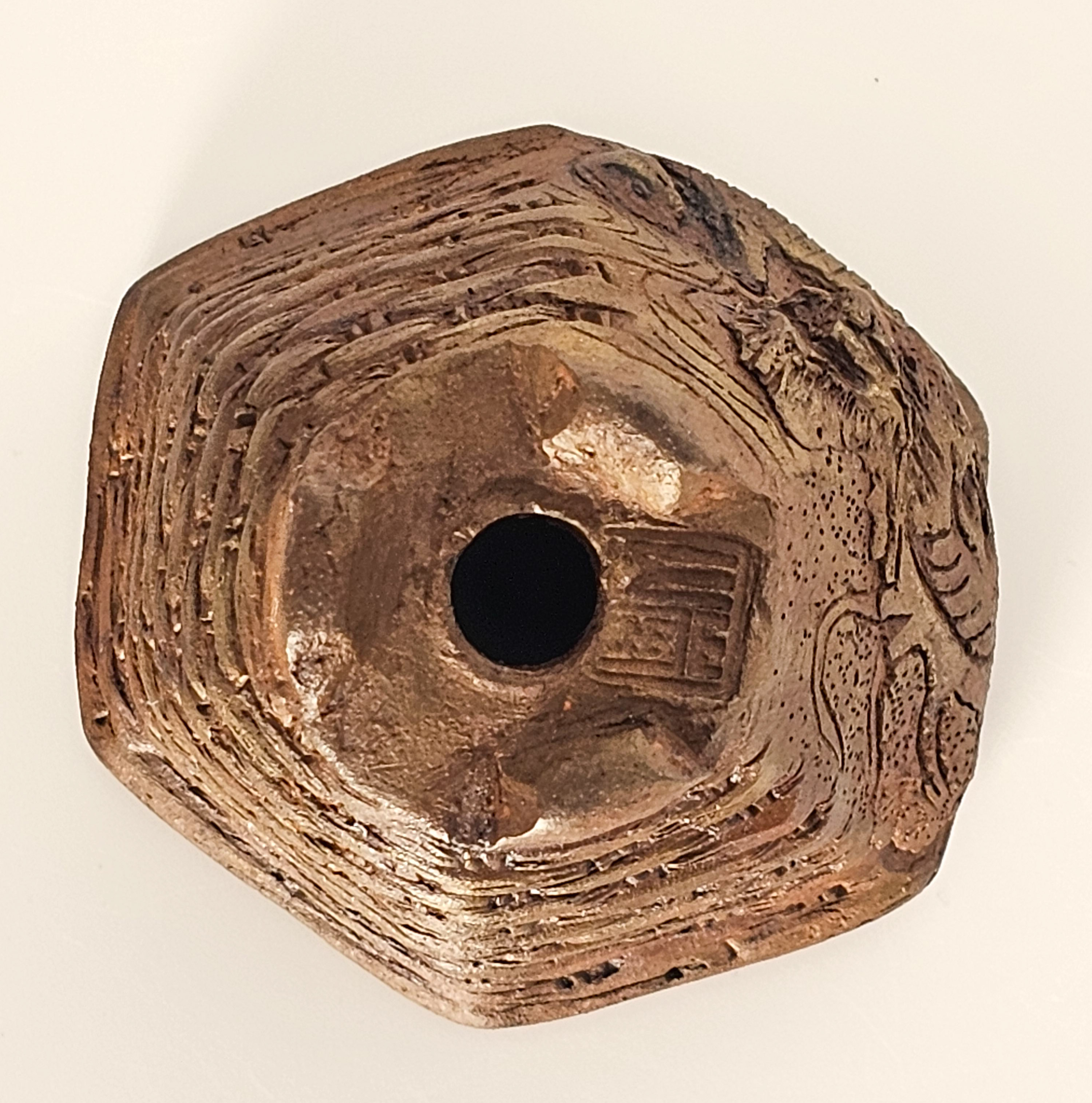 Bonsaischale Tani Ranzan Drachenschale Japan 5,5x3,5cm