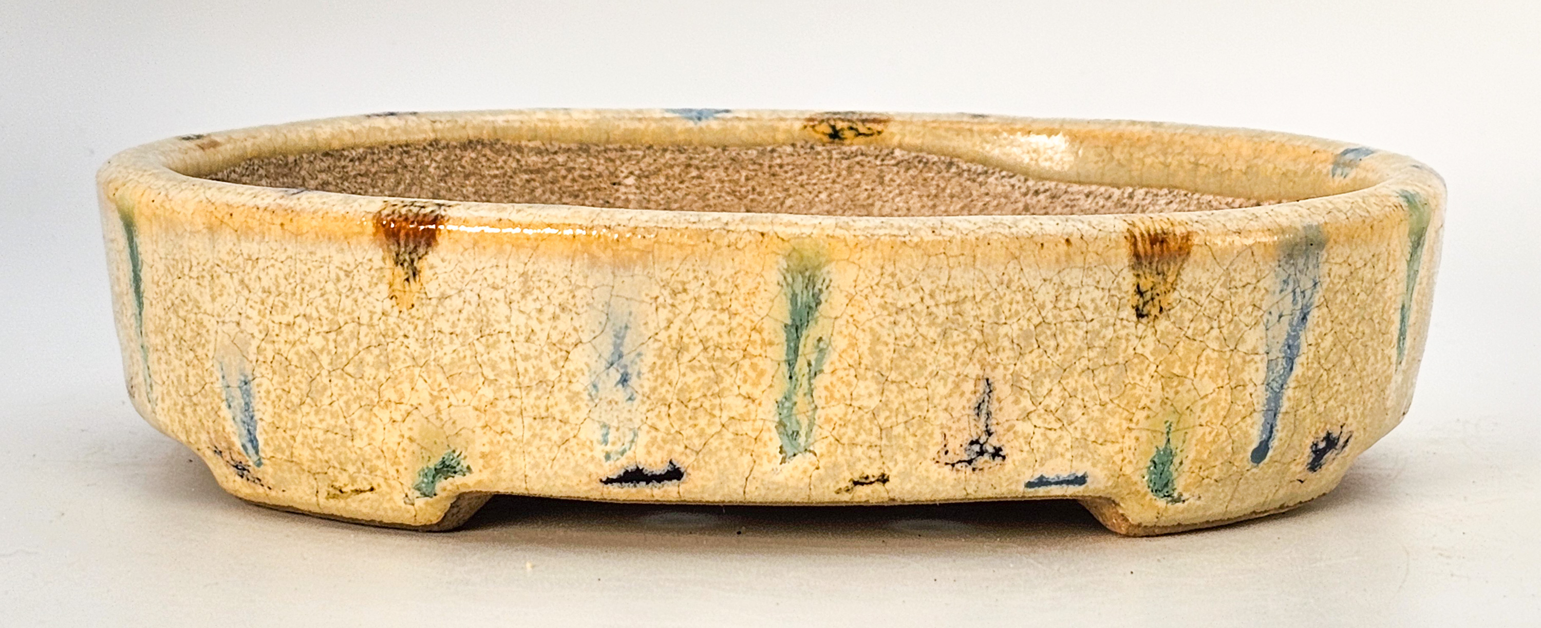 Bonsaischale Terahata Satomi Japan 14x11,5x3cm