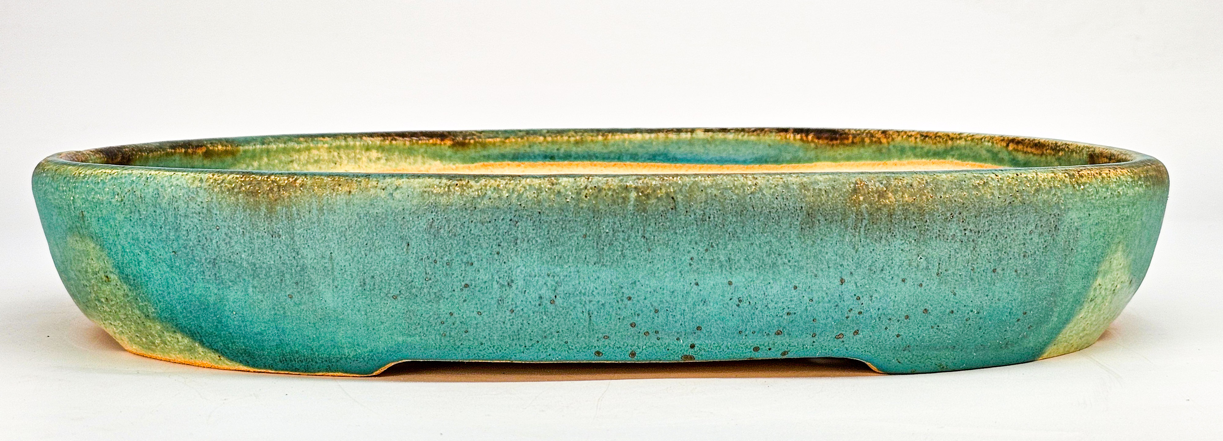 Bonsaischale Sabine BESNARD céramique 34x26,5x5,3cm 