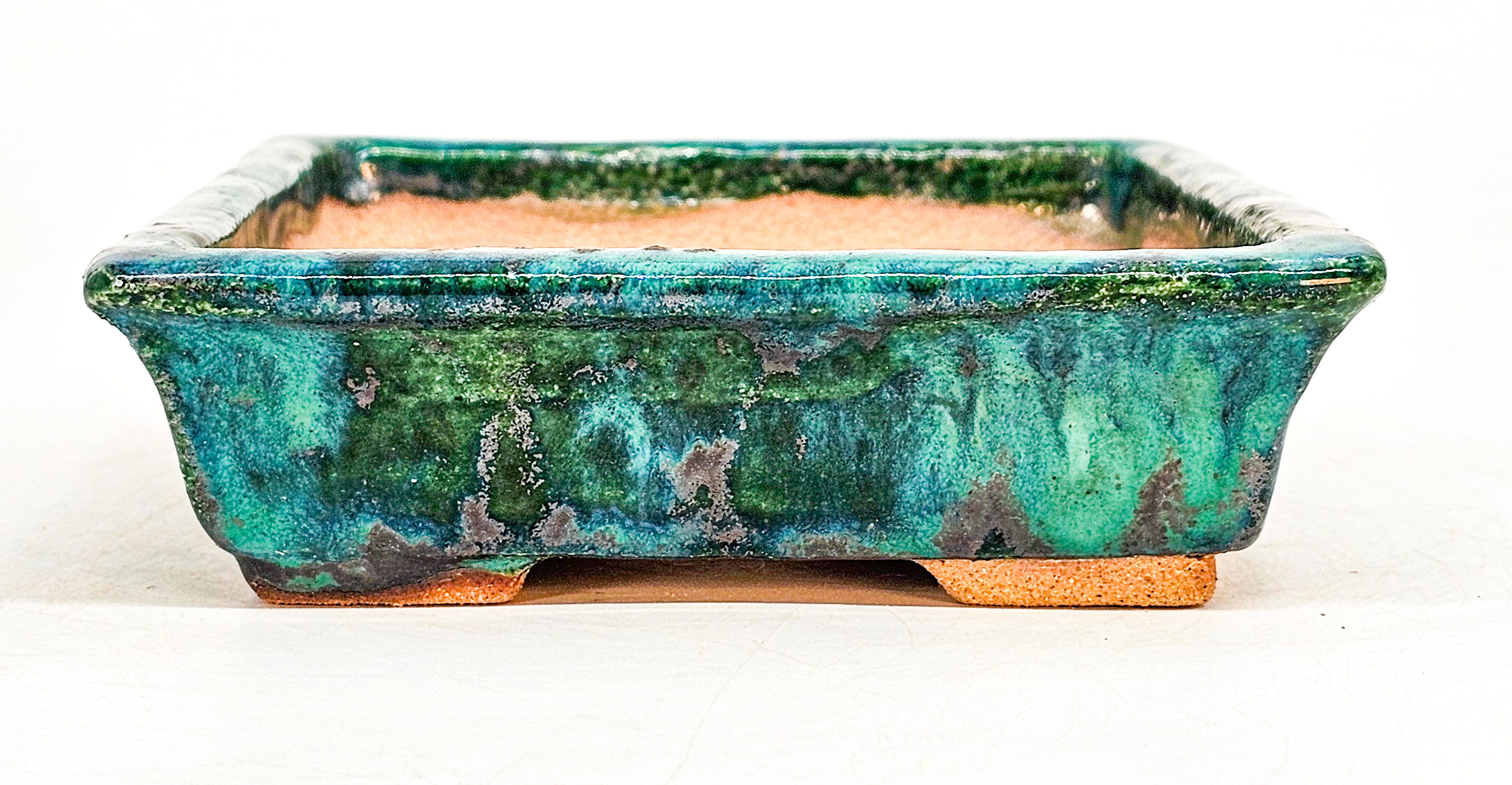 Bonsaischale handgetöpfert Spanien 16,5x13,5x4cm  